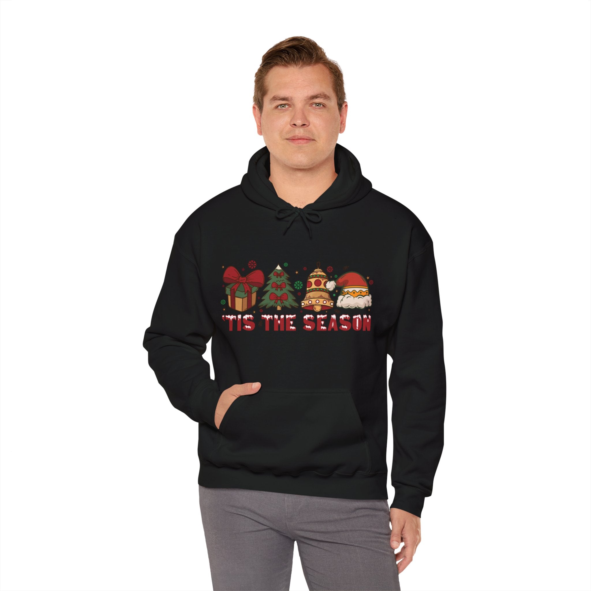 Tis The Season Hoodie, Christmas Tis The Season Hoodie, Merry Christmas Shirt, Christmas Hooded Sweatshirt, Cute Winter Hoodie