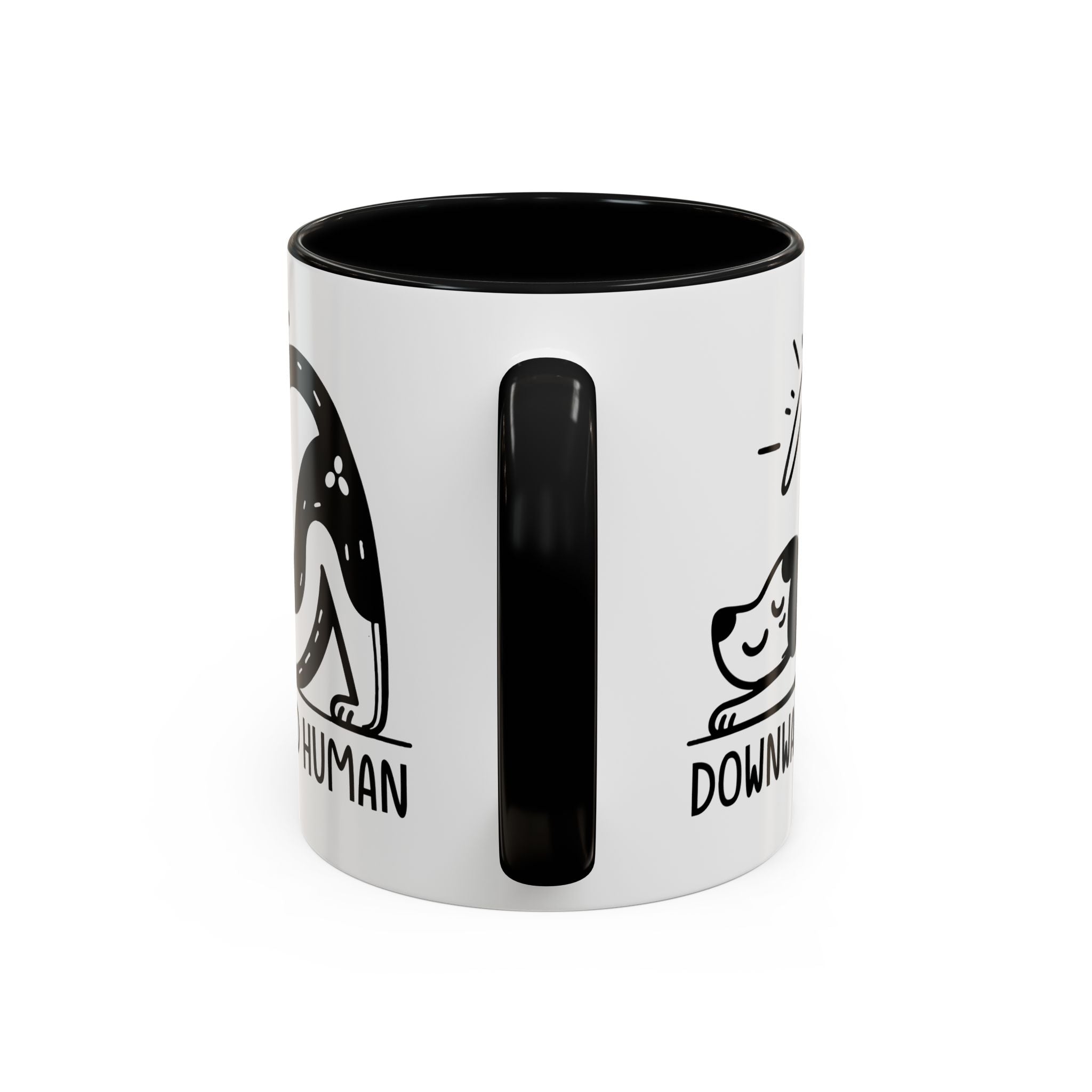 Downward Human Yoga Dog Coffee Mug, Dog Yoga Mug, Dog Owner Gifts, Funny Meditation Gifts, Yogi Pet Owner Gift, Yoga Coffee Mug