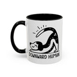 Downward Human Yoga Dog Coffee Mug, Dog Yoga Mug, Dog Owner Gifts, Funny Meditation Gifts, Yogi Pet Owner Gift, Yoga Coffee Mug