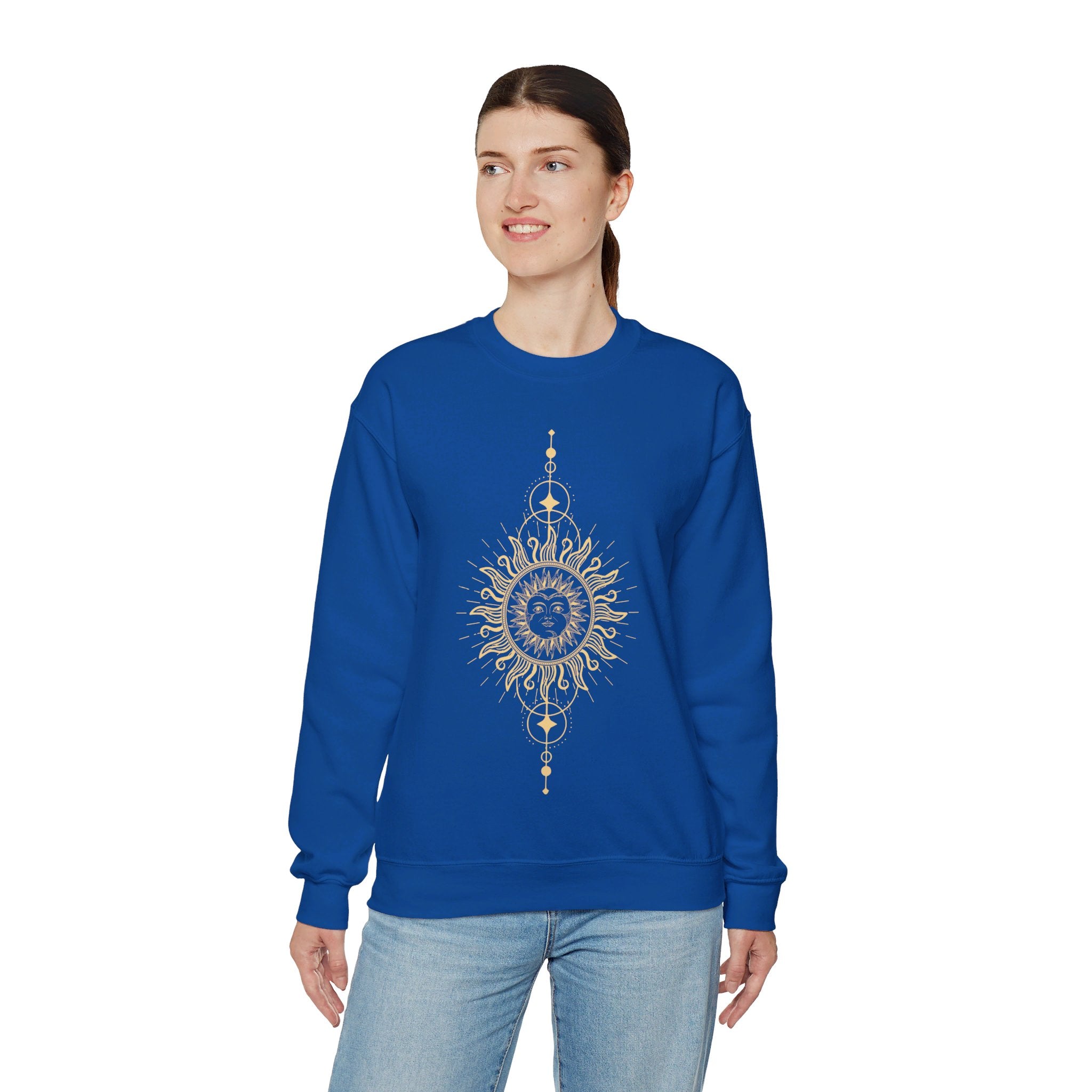 Stars Sweatshirt, Celestial Shirt, Minimalist Shirt, Sun & Moon Sweatshirt, Cute Moon Shirt, Astrology Shirt, Astronomy Shirt, Astrology Gifts