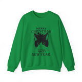 Meowy Christmas Sweatshirt, Cat Christmas Shirt, Cat Lover Christmas, Cute Christmas Shirt, Kitten Christmas, Animal Lover, Cat Mom Christmas