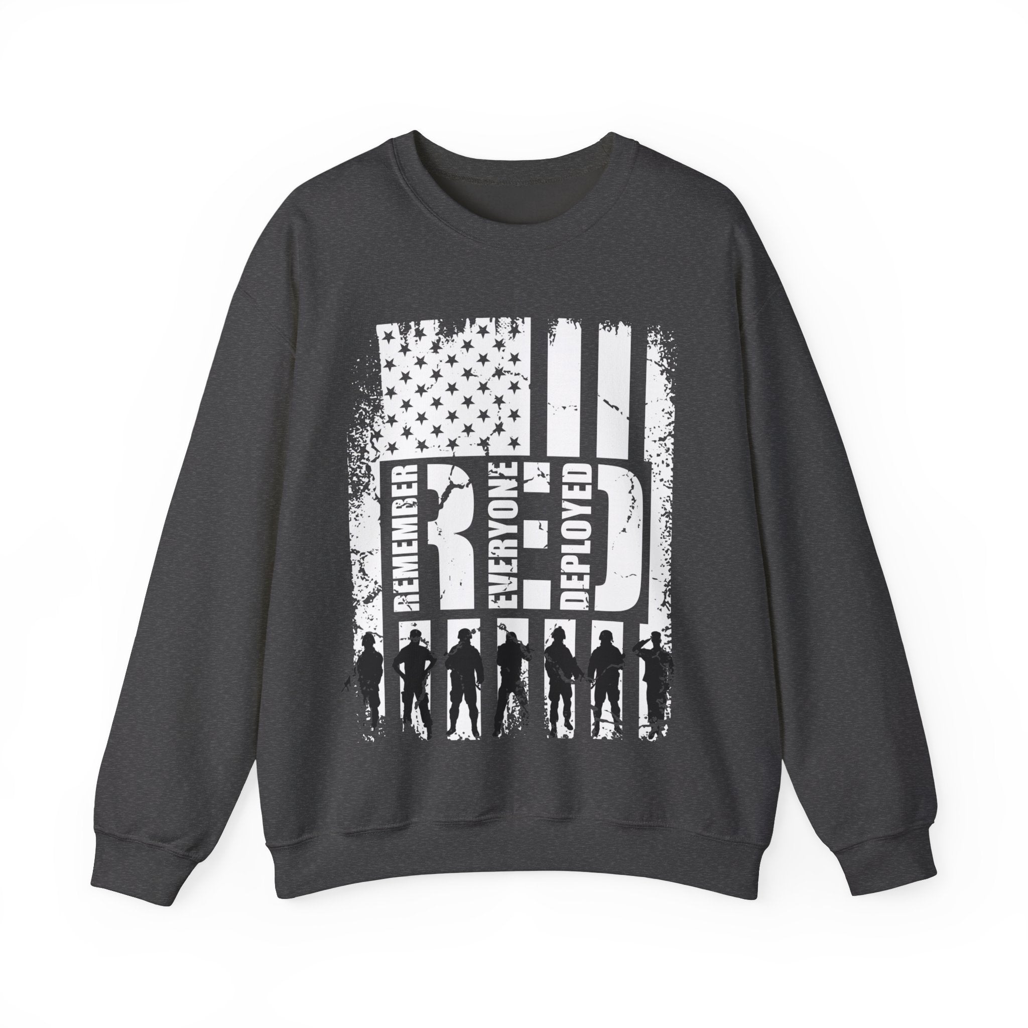 Red Friday Remember Everyone Deployed Sweatshirt, Red Friday Sweater, American Flag Us Veteran Sweatshirt, Red Friday Shirt, Veteran Shirt