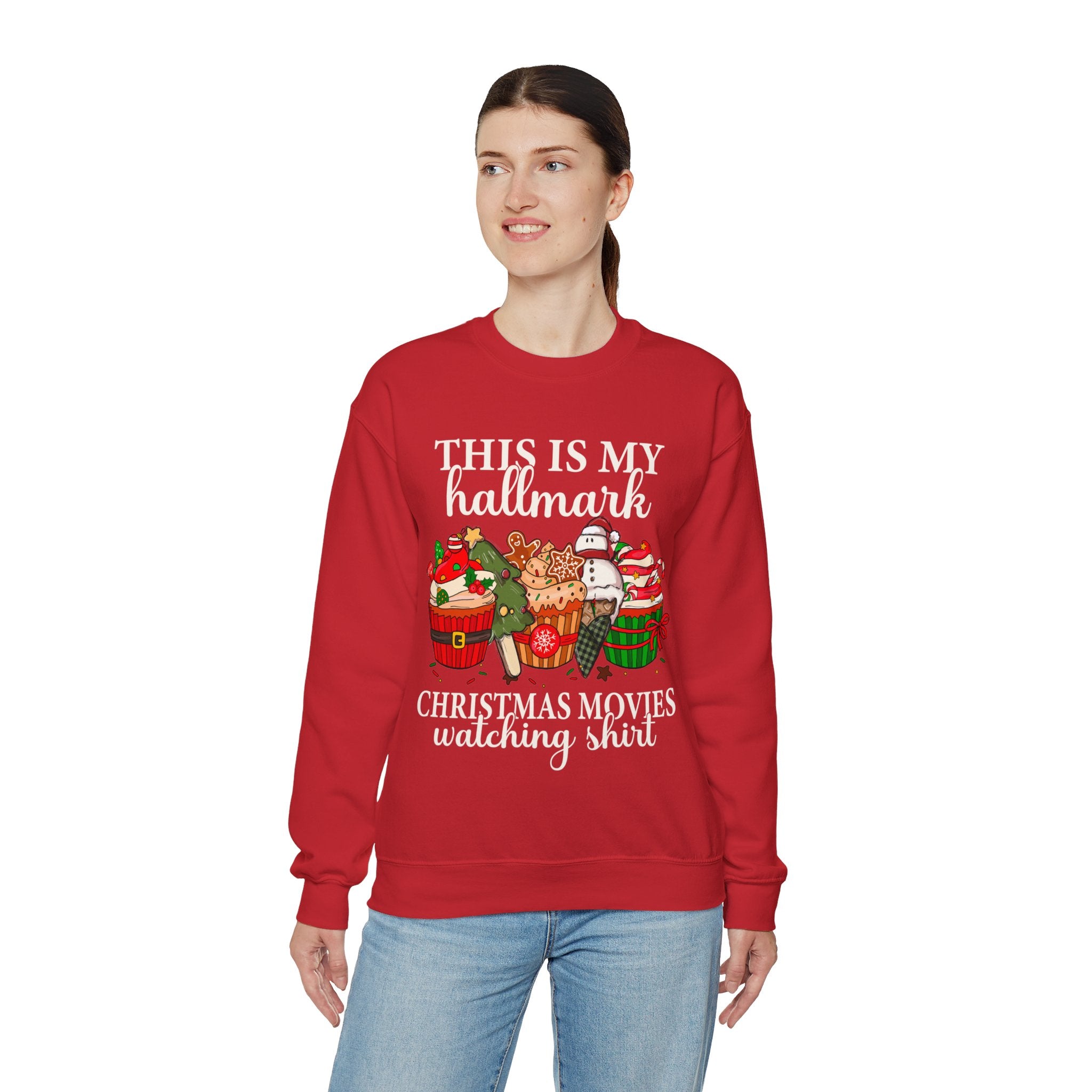 This is My Hallmark Christmas Movie Watching Sweatshirt, Hallmark Christmas Movies Shirt, Holiday Spirit Shirt, Hallmark Sweatshirt