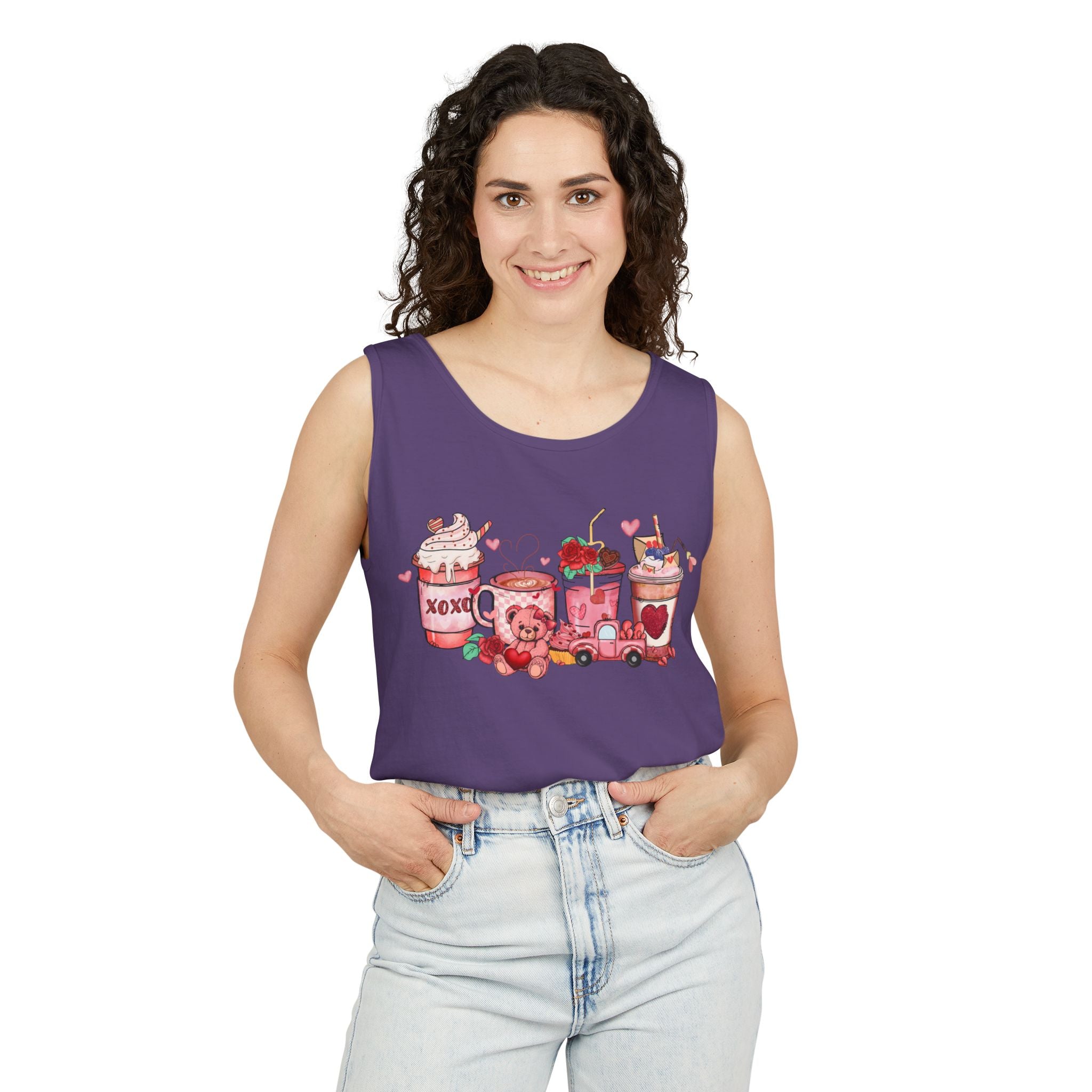 Coffee Valentines Tank Top, Valentines Day Shirt, Valentines Day Tank Top, Valentines Day Coffee Shirt, Coffee Lover Tee