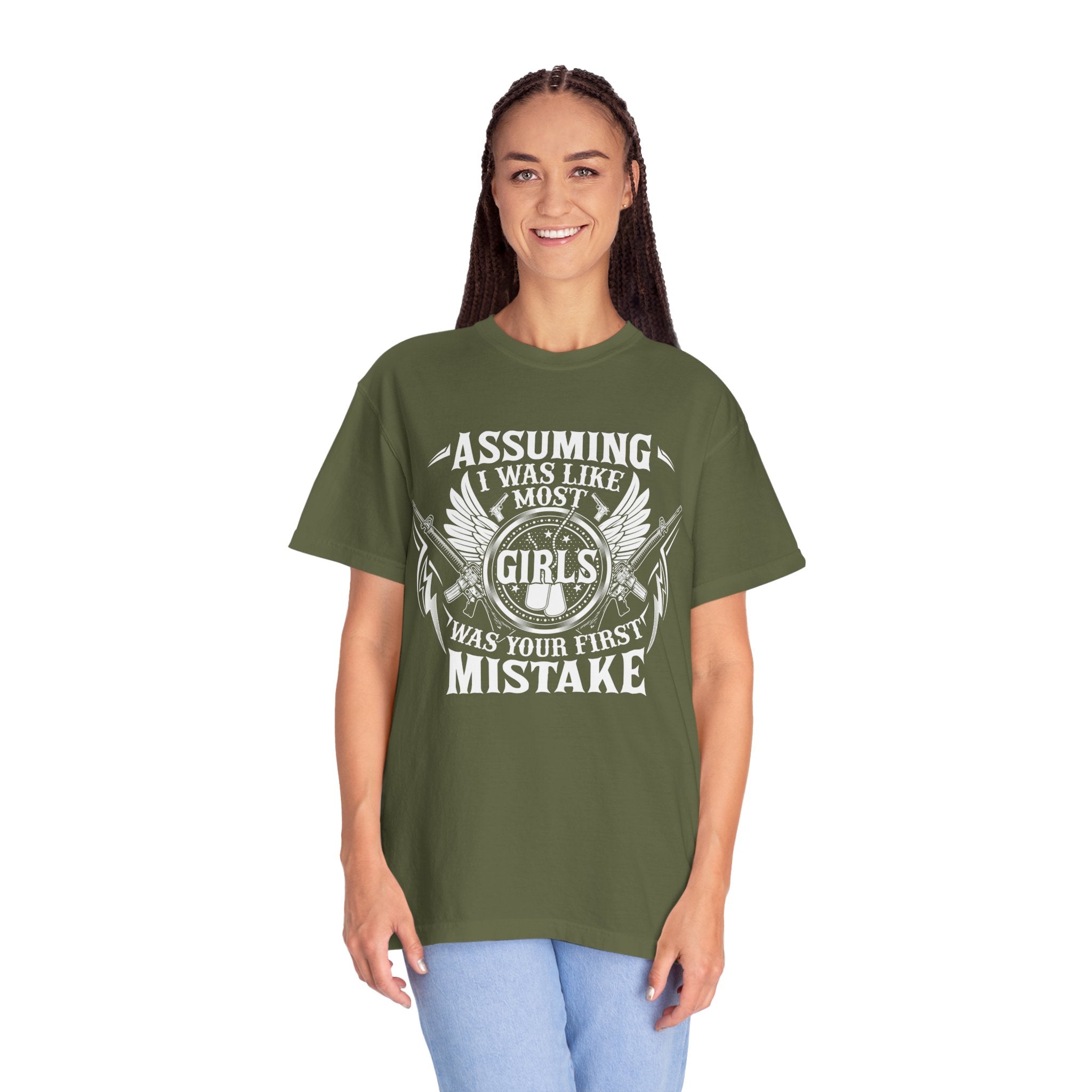 Assuming I Was Like Most Women Was Your First Mistake Shirt, Gun Lover TShirt, Funny Women Shirt, Military Mom T Shirt, Sarcastic T-Shirt