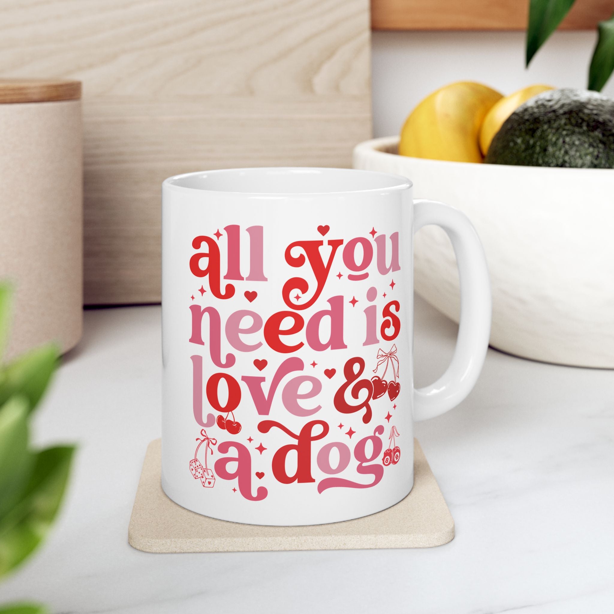 All You Need is Love and a Dog mug, Pet lover gift, Dog Owner mug