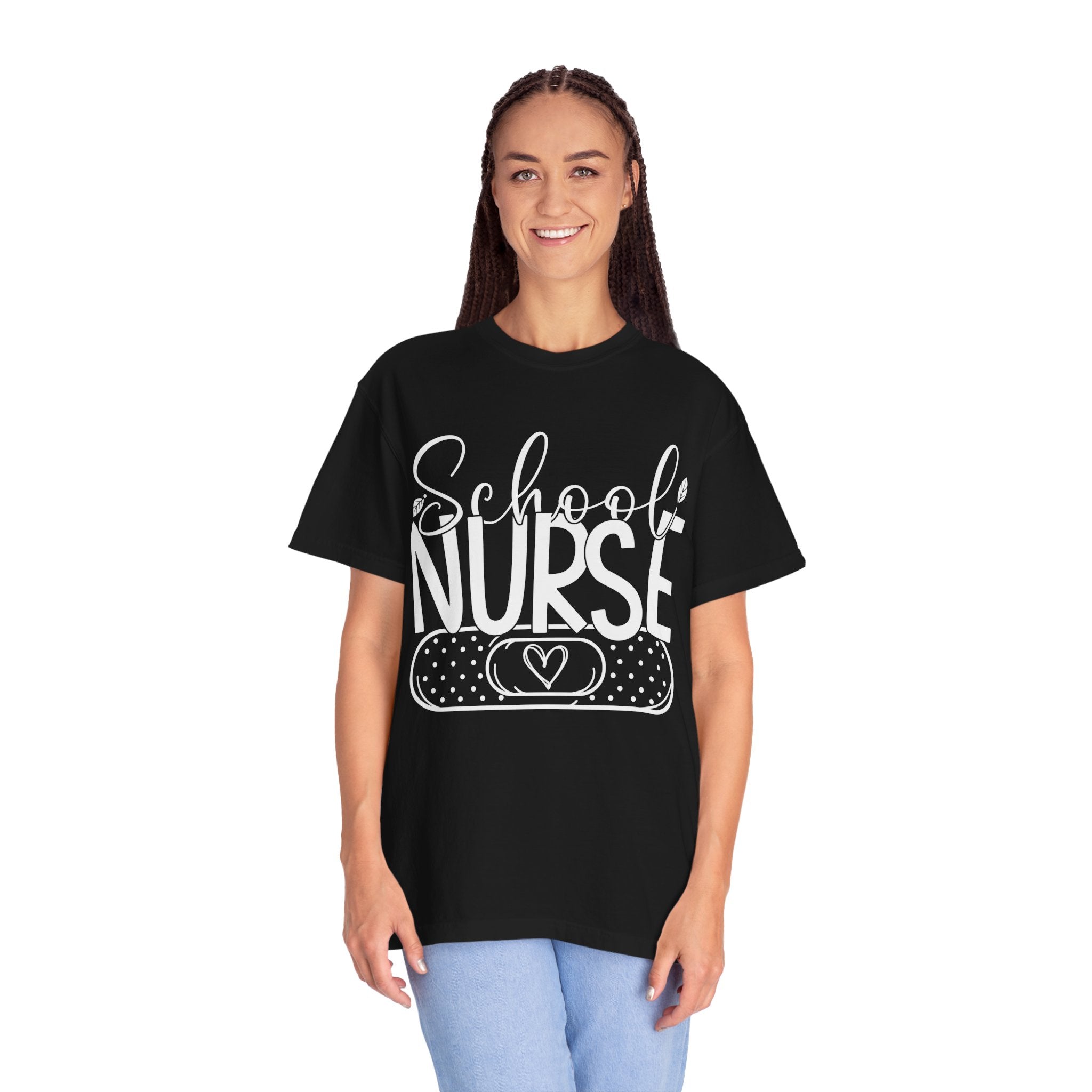 School Nurse Shirt Nurse TShirt School Shirts For Nurse Cute School Nurse Shirt Unisex Graphic Tees Women Trendy School Nurse V Neck Shirt