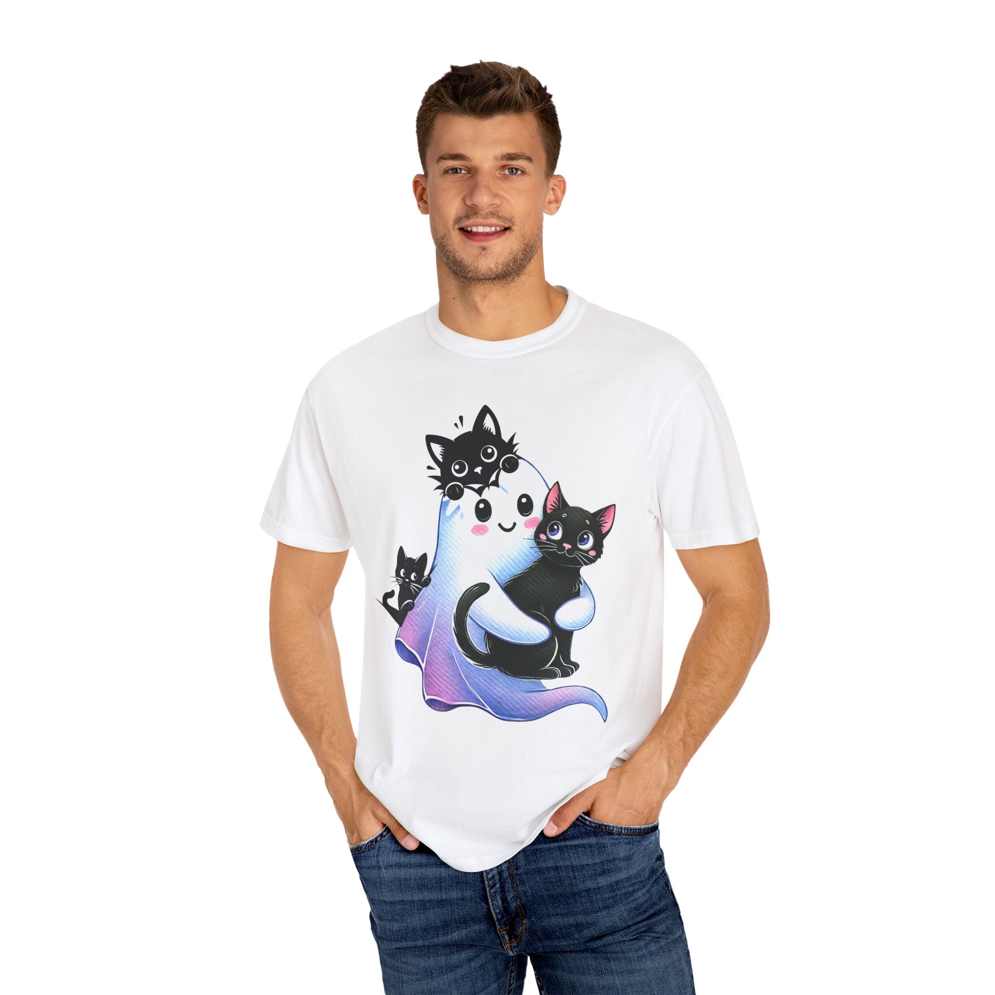 Cat Halloween Shirt, Halloween Cat Shirt, Cat Lover Gift, Spooky Season, Cat Lover Shirt, Fall Cat Shirt, Black Cat Shirt