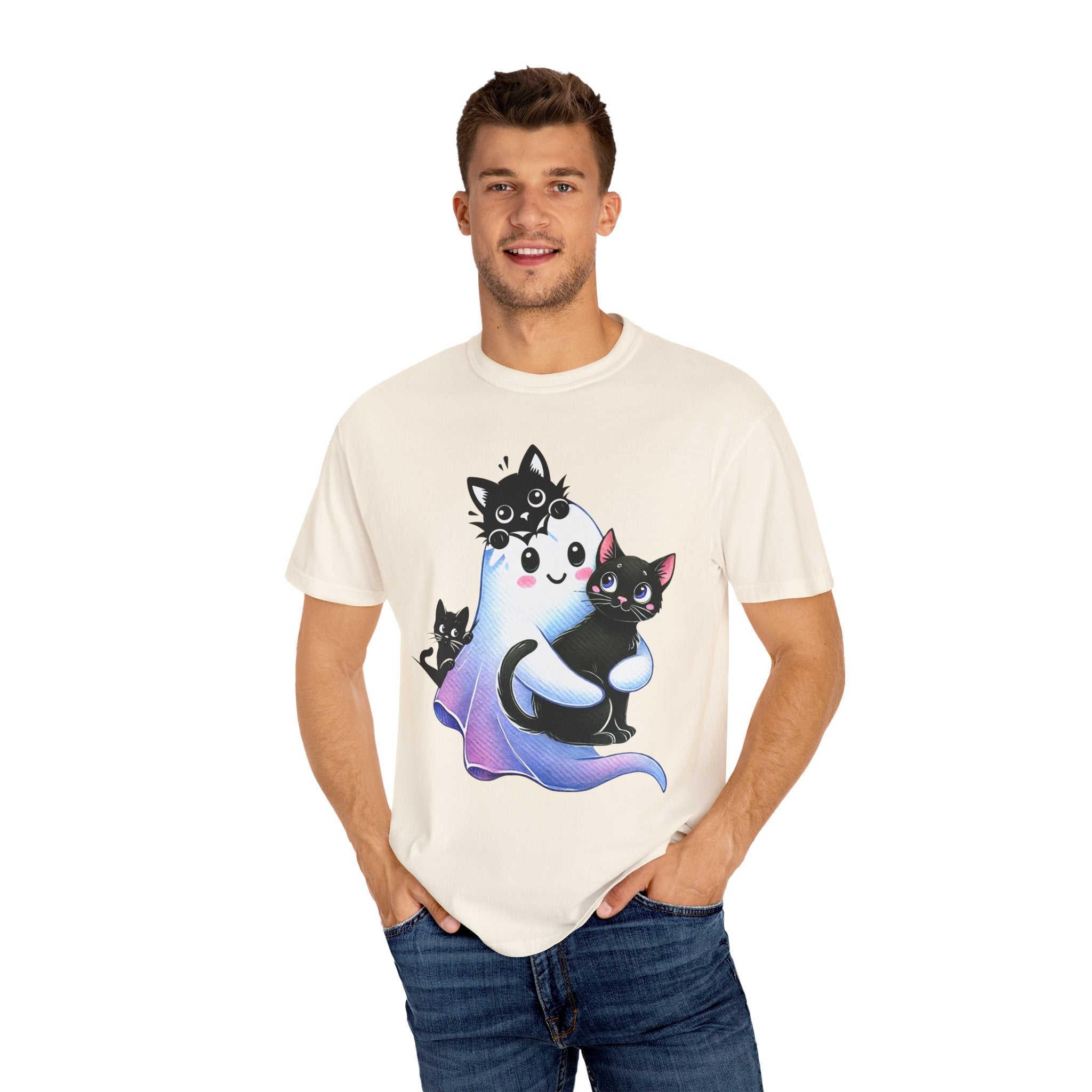 Cat Halloween Shirt, Halloween Cat Shirt, Cat Lover Gift, Spooky Season, Cat Lover Shirt, Fall Cat Shirt, Black Cat Shirt