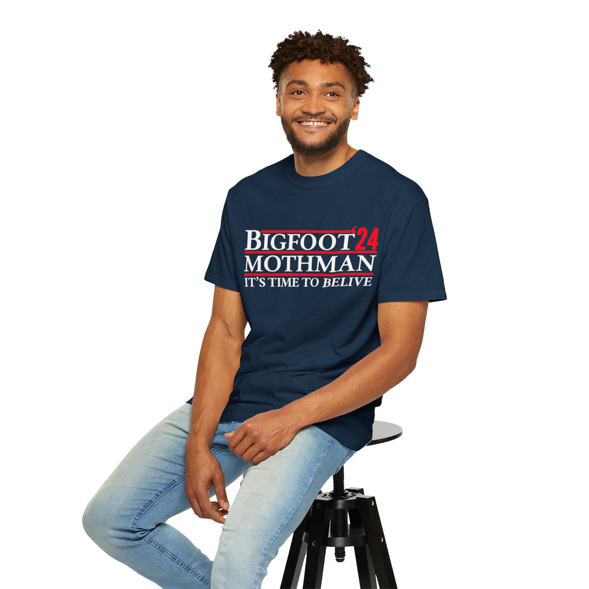 UNIDAZE Bigfoot Mothman 2024 President Election Shirt, Funny Vote Bigfoot Political Satire Humor Tee, Unique T-Shirt Gift for Men and Women Printify 2024 election shirt bigfoot lover shirt bigfoot shirt bigfoot usa Cotton Crew neck DTG for president funny 2024 election funny bigfoot shirt funny election shirt joke shirt Men's Clothing mothman shirt Oversized political satire sasquatch shirt T-shirts TikTok Unisex vote bigfoot Women's Clothing