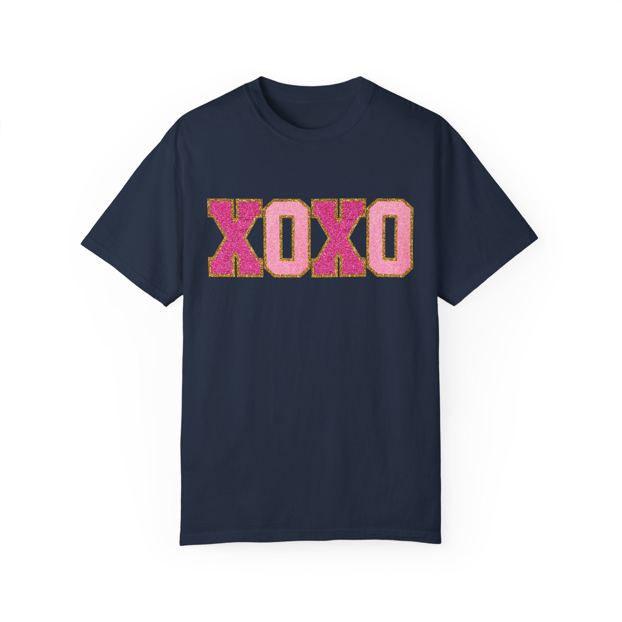 XOXO Valentine's Day Shirt, Faux Chenille Hugs and Kisses TShirt, Girlfriend Valentine Gift, Valentines Day Gift for Her, Love Wins Shirt