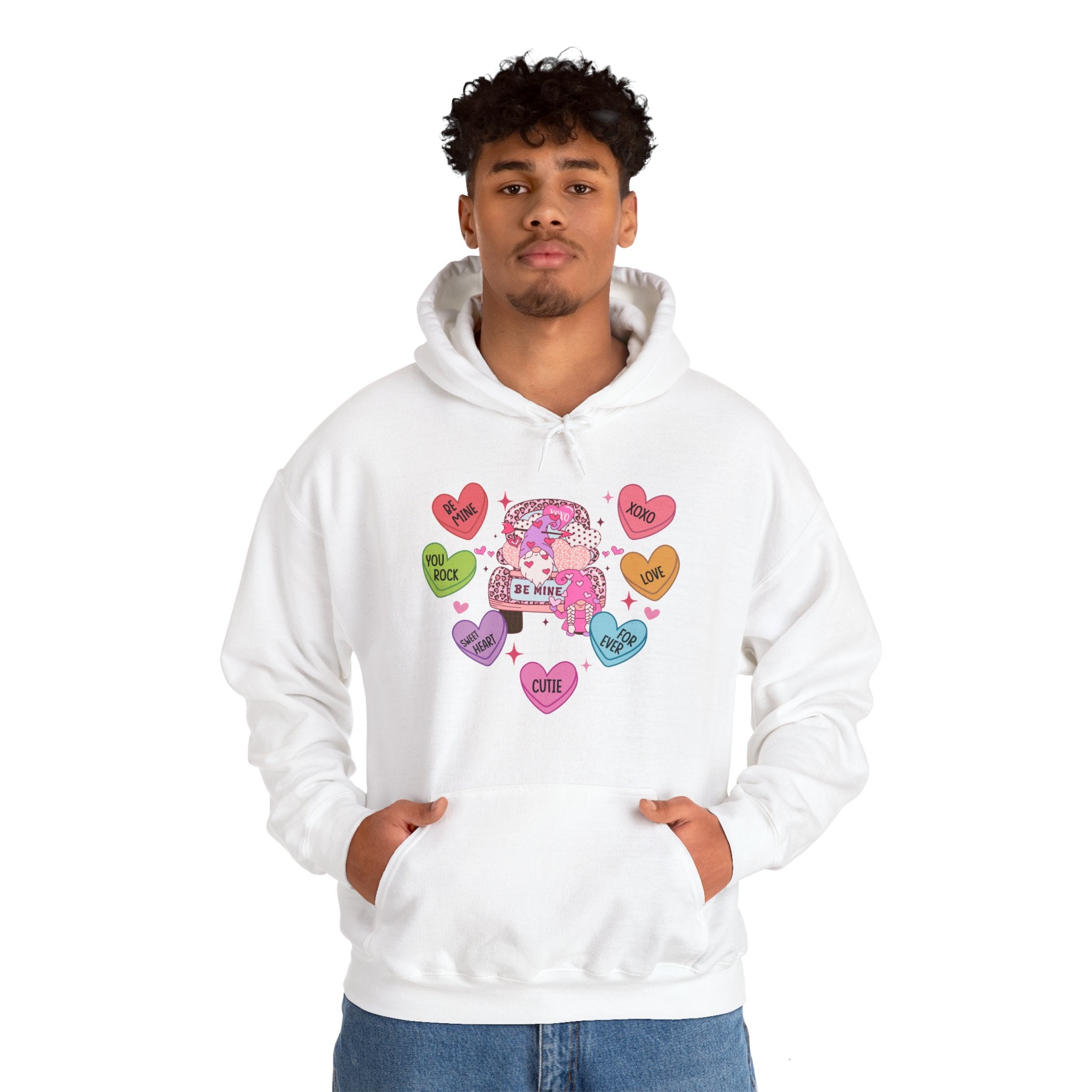 Candy Hearts Hoodie, Candy Hearts Sweatshirt, Valentine's Day Gift Shirt, Valentine's Day Heart Sweatshirt, Conversation hearts Sweatshirt