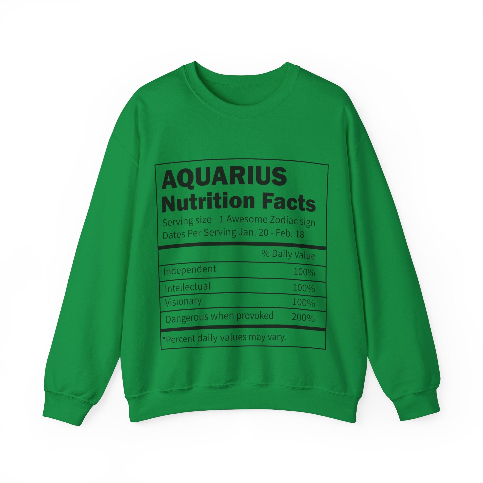 Zodiac Sign Nutrition Facts Sweatshirt, Horoscopes Shirt, Astrology Shirt, Summer Tees, Birthday Gift Ideas for Best Friends, Girl Friends