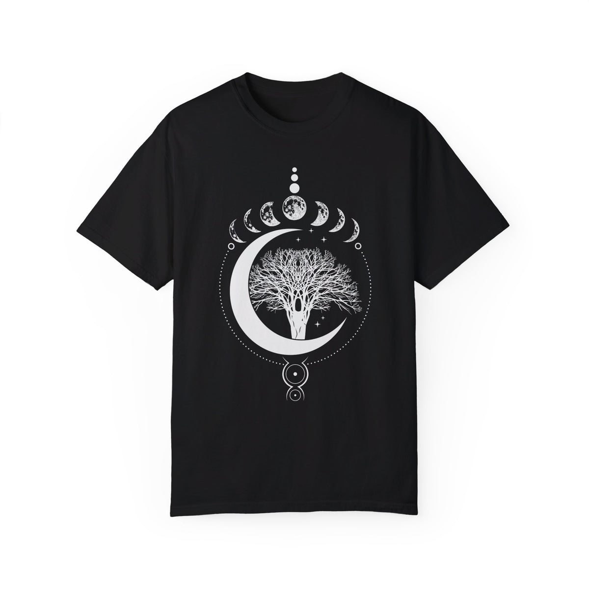 Tree Of Life Moon Phases T-Shirt, Mystical Moon Phases Shirt, Yoga Lover Tree Shirt, Phases Of The Moon Tree Of Life Tee, Spiritual Shirt