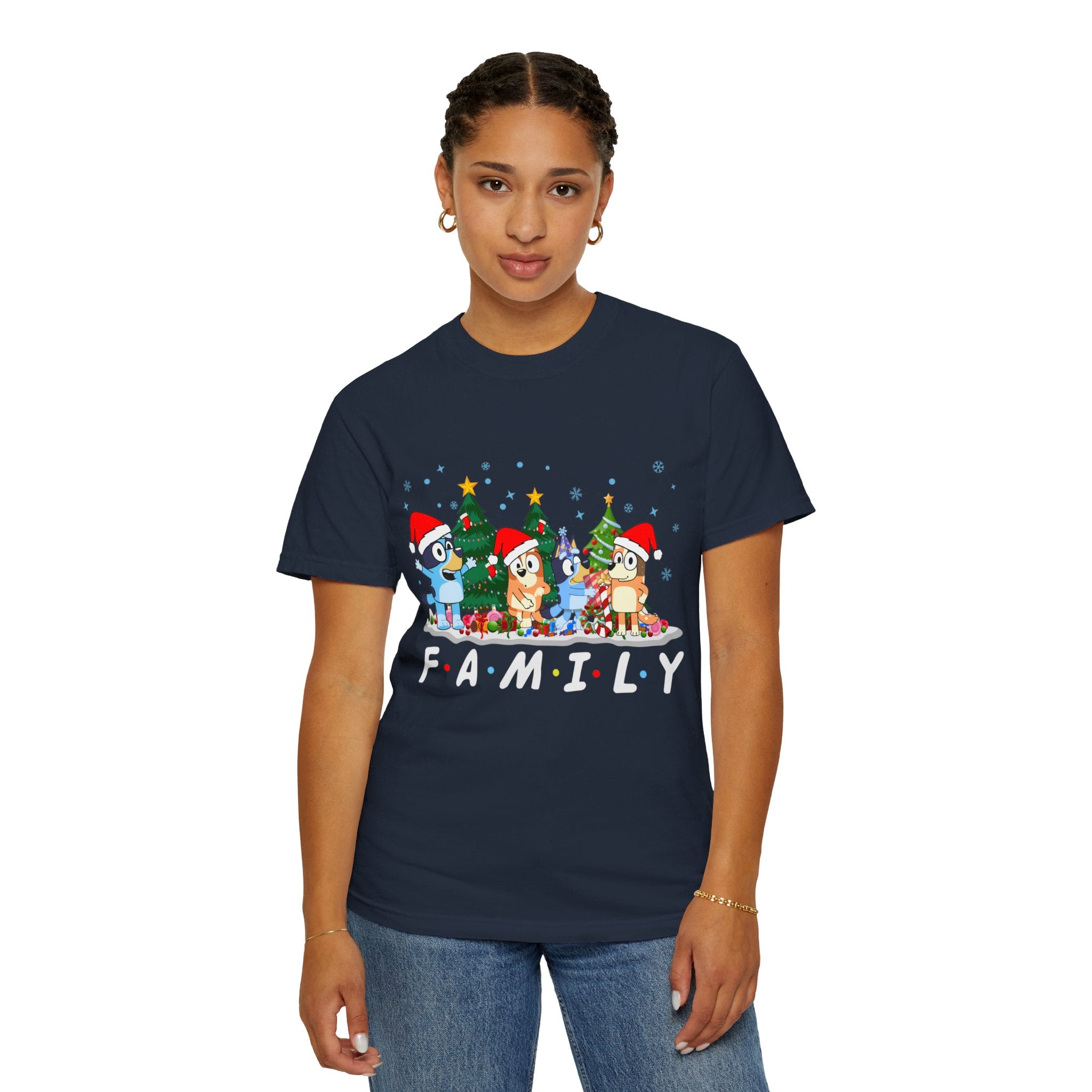 Christmas Bluey Family Shirt, Bluey Party Shirt, Christmas Family Bluey Shirt, Bluey Christmas Trip Shirt, Bluey Theme Tee