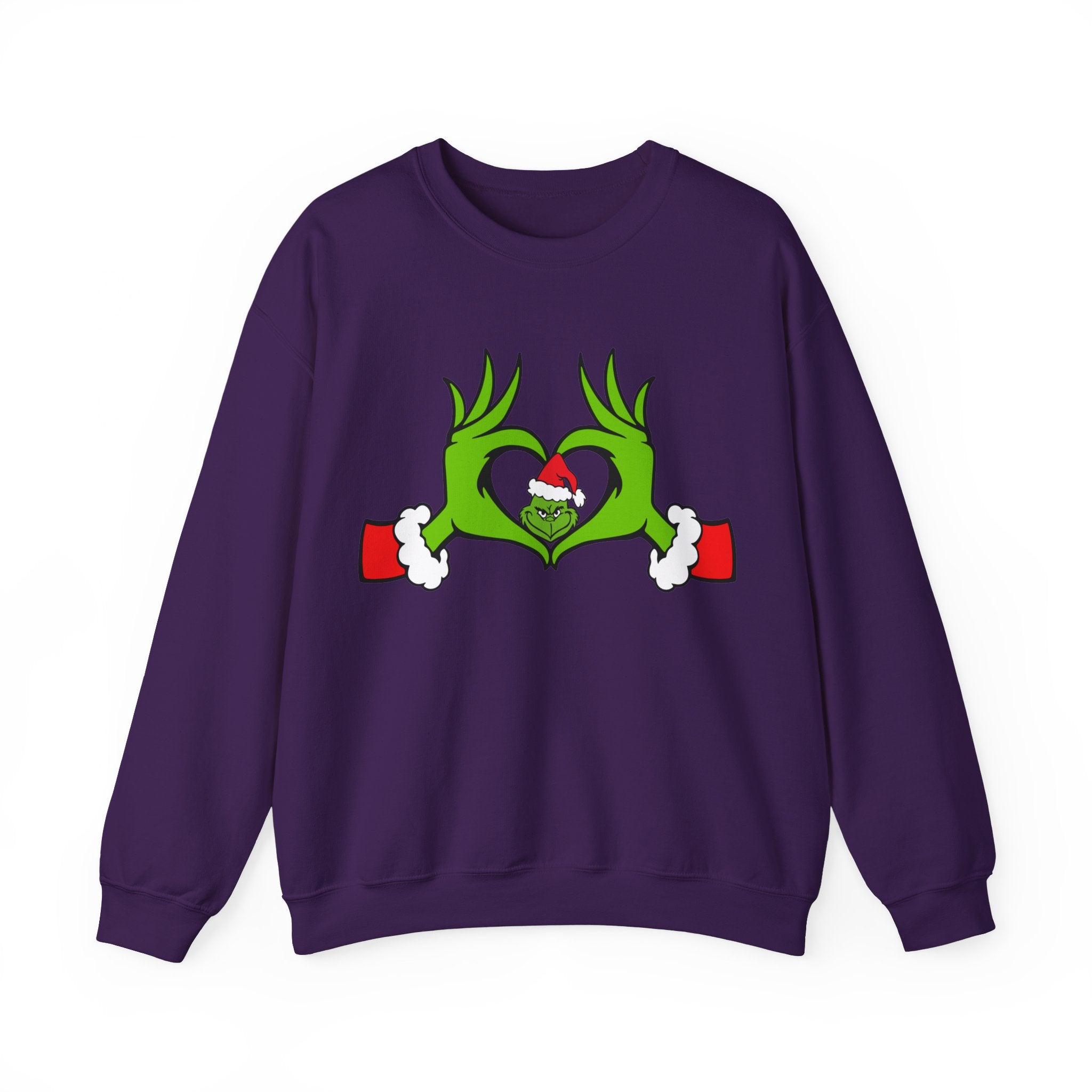 Christmas Heart Hands Graphic Sweatshirt, Christmas Sweatshirt, Xmas Clothing, Holiday Shirts, Christmas Gifts