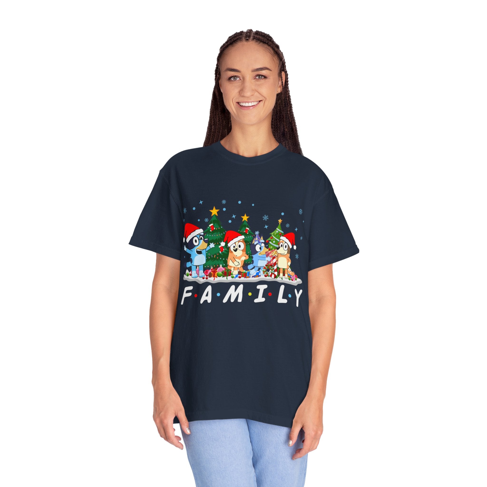 Christmas Bluey Family Shirt, Bluey Party Shirt, Christmas Family Bluey Shirt, Bluey Christmas Trip Shirt, Bluey Theme Tee