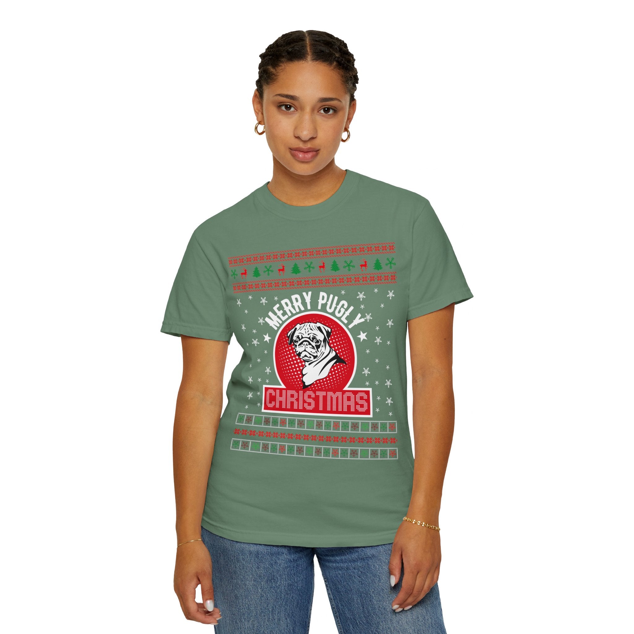 Ugly Pug Christmas Tshirt, Pug Tee, Pug Shirt, Pug Christmas Shirt, Pug Christmas Tee, Dog Christmas Shirt, Pug Christmas