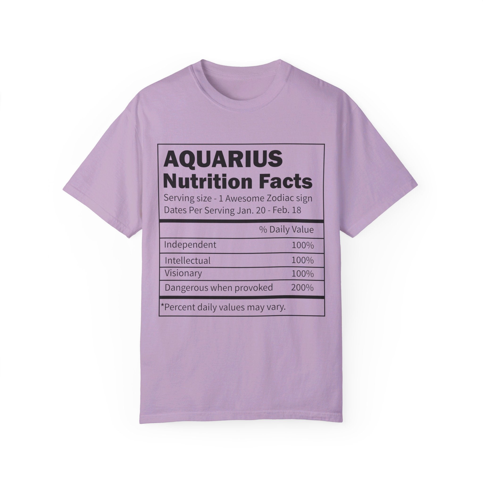 Zodiac Sign Nutrition Facts Shirt, Horoscopes Shirt, Astrology Shirt, Summer Tees, Birthday Gift Ideas for Best Friends, Girl Friends