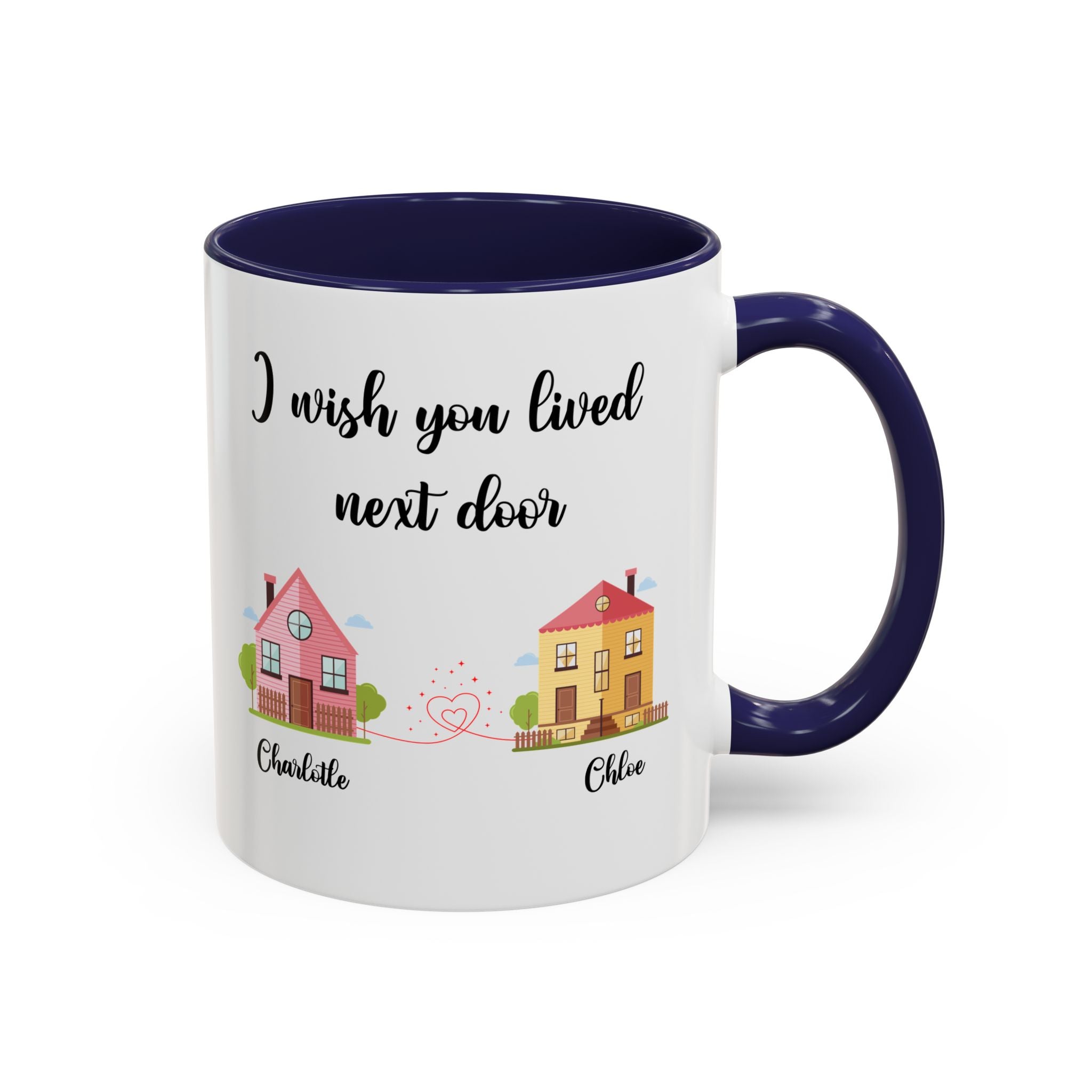 I Wish You Lived Next Door Mug, Bestie Coffee Mug, Long Distance Mug, Moving Away Mug, Best Friend Christmas, Bestie Birthday Gift, Bff Mug