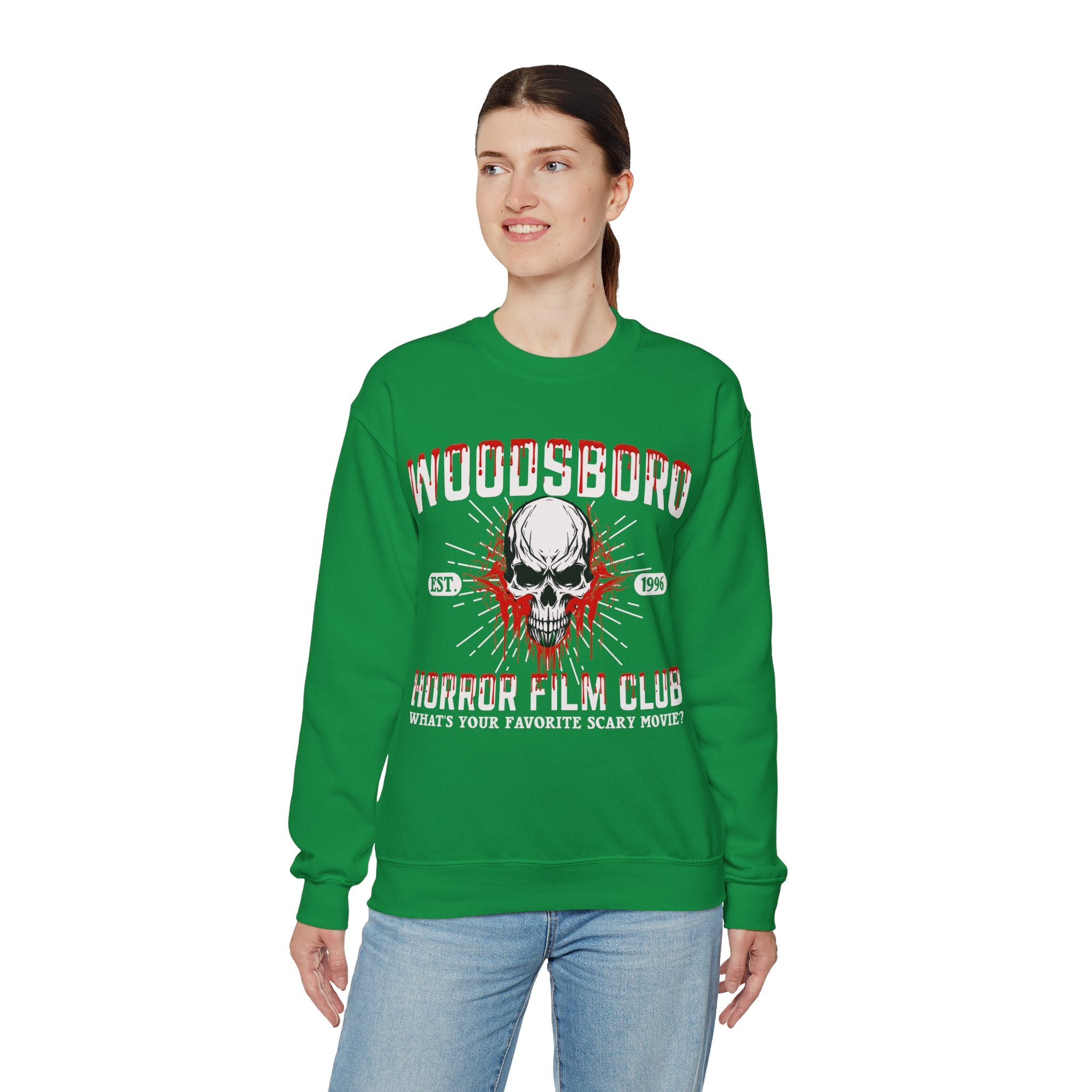 Woodsboro Sweatshirt, Woodsboro Horror Film Club Shirt, 90s Horror Movie Tee, Horror Movie Shirt, Woodsboro High Sweater, Horror Movie Gifts