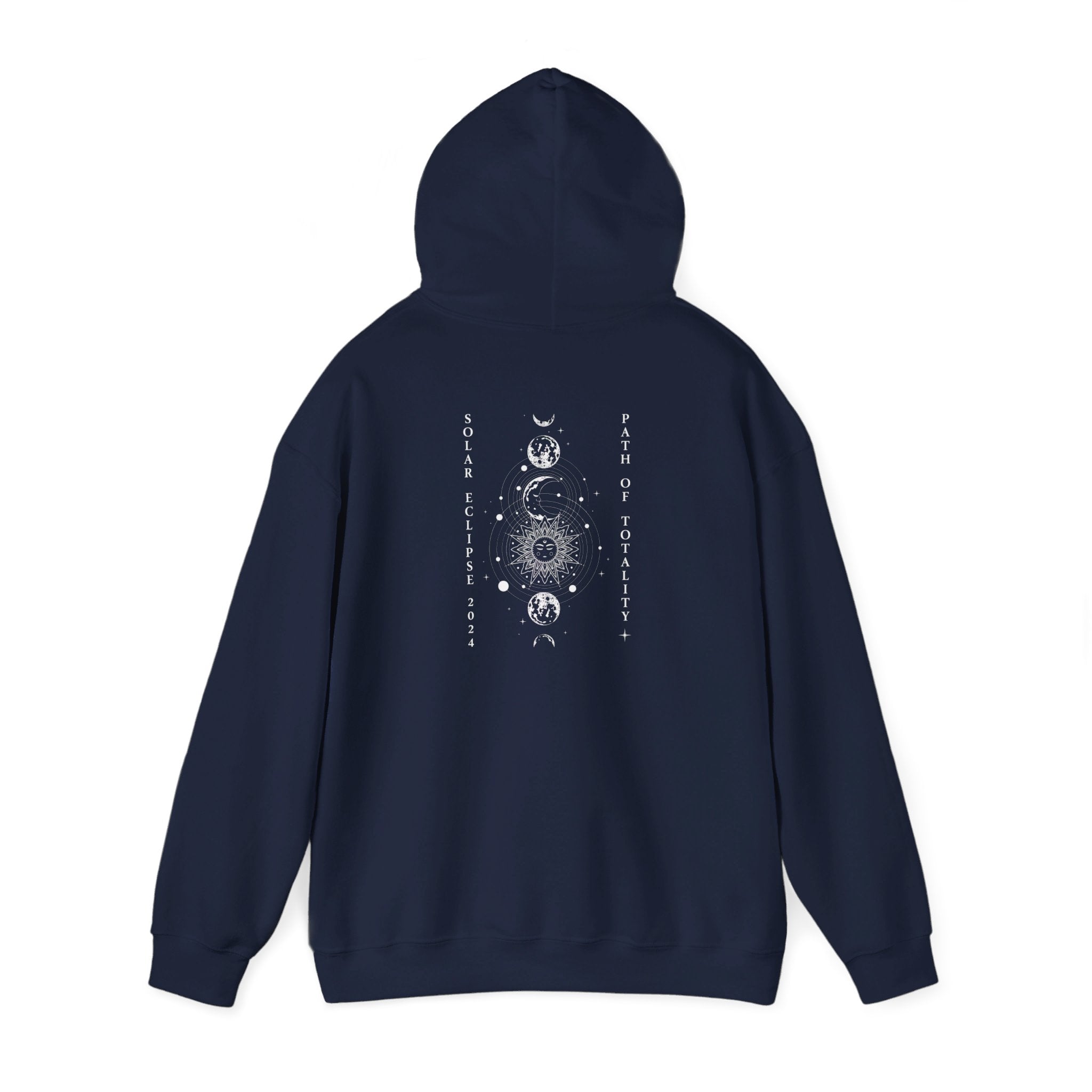 Total Solar Eclipse Hoodie, Path of Totality Hoodie, Countdown to Totality, Celestial Hoodie, Astronomy Sun Hoodie, Moon Phases Hoodie