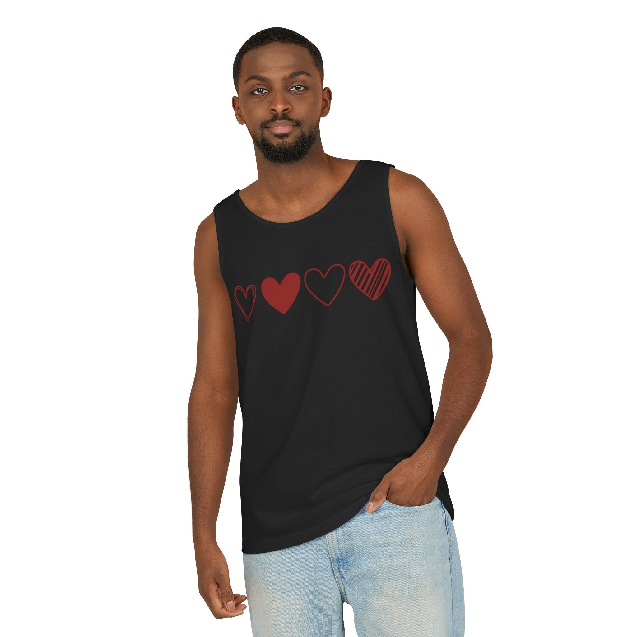 Heart Tank Top, Love Fitness, Shirt with Heart, Love Faith Hope, Shirt for Valentines Day, Love Heart Tank Top, Heart Shirt, Valentine Tank