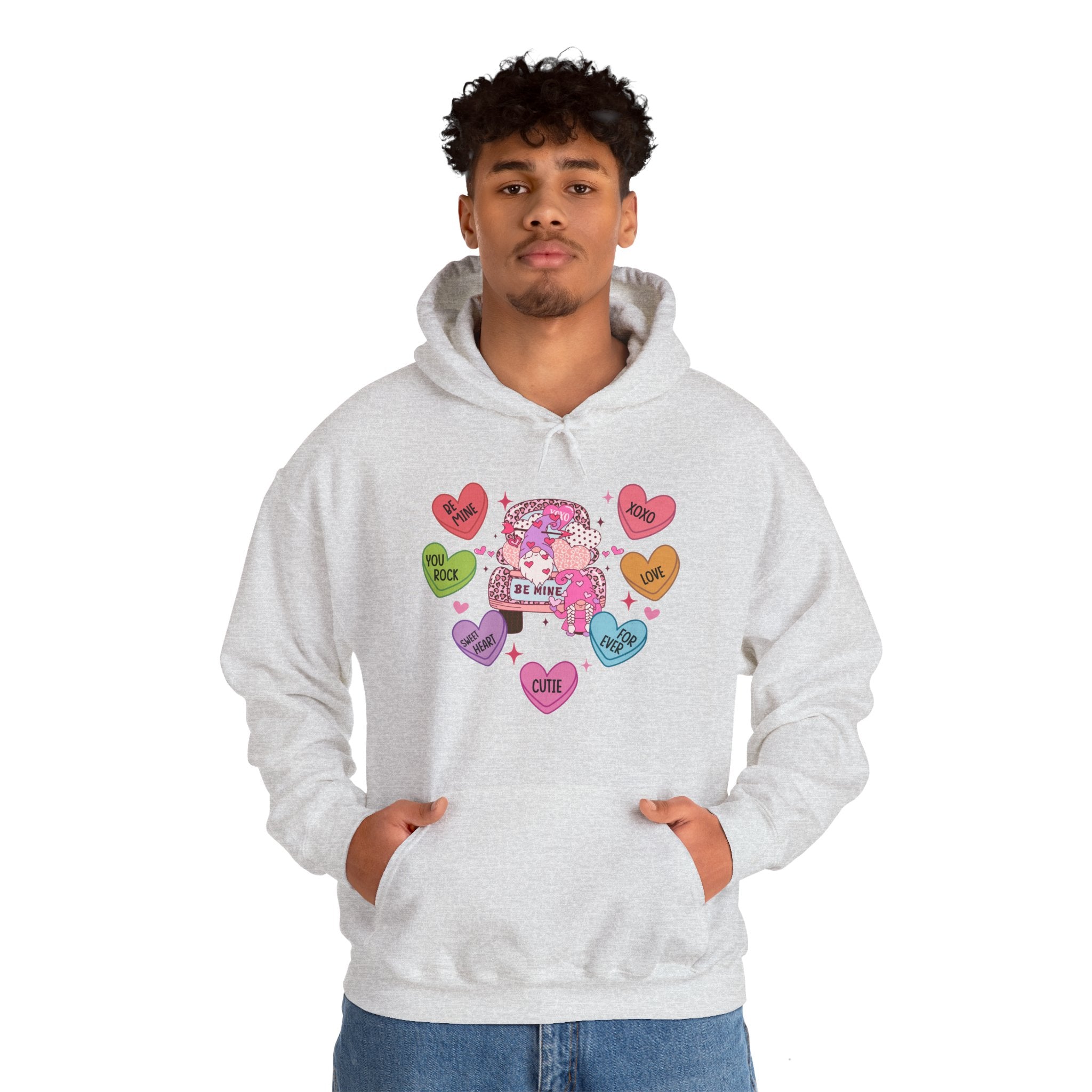 Candy Hearts Hoodie, Candy Hearts Sweatshirt, Valentine's Day Gift Shirt, Valentine's Day Heart Sweatshirt, Conversation hearts Sweatshirt