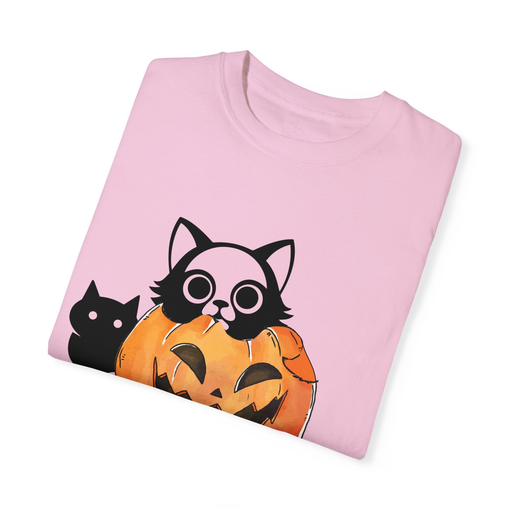 Vintage 90s Cat Halloween Shirt, Retro Halloween Shirt, Spooky Season Tee, Pumpkin Shirt, Halloween Shirt, Vintage Halloween Shirt