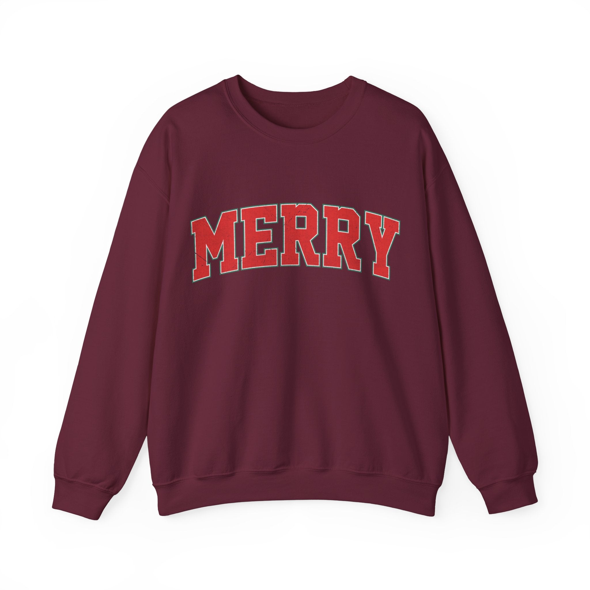 Merry Christmas Sweatshirt, Christmas Shirts, Cute Winter Sweater, Christmas Shirt for Women, Christmas Crewneck Sweatshirt, Holiday Sweater