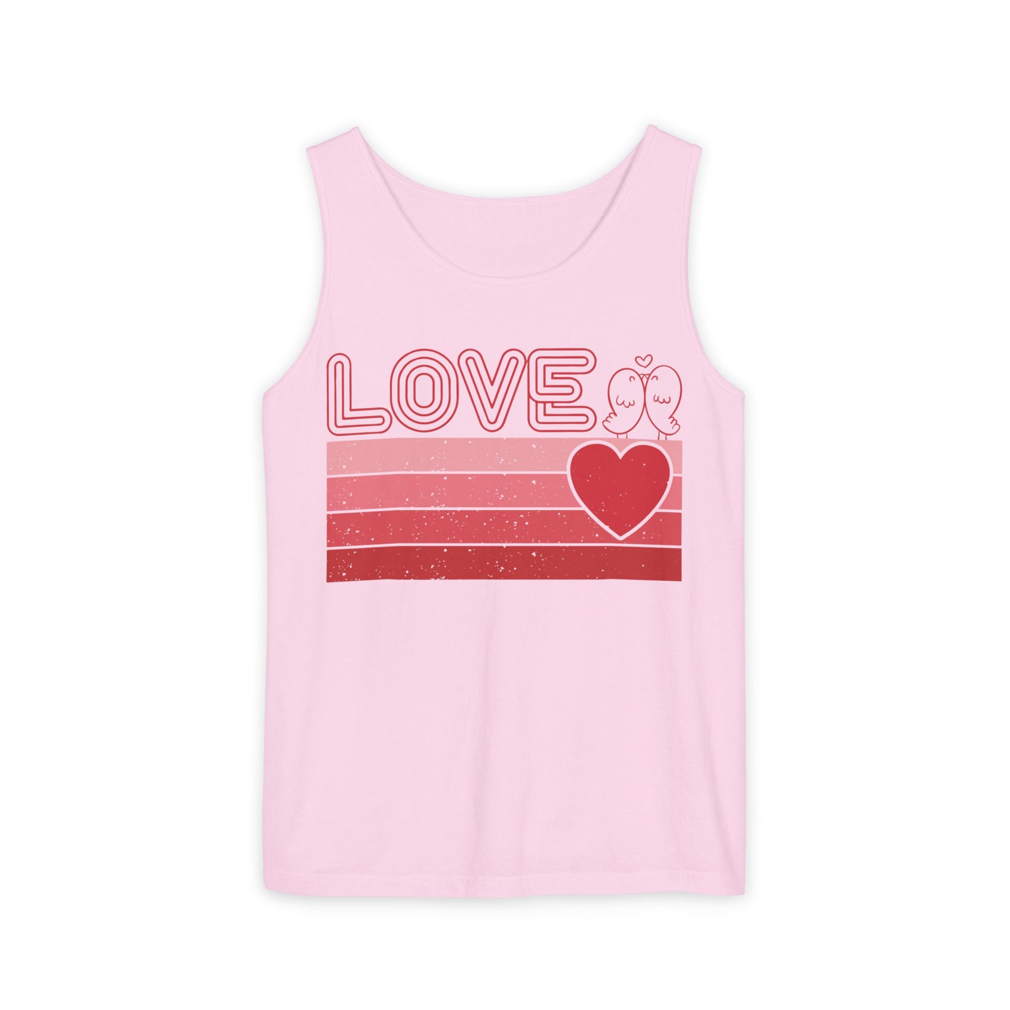 Retro Love Valentines Day Tank Top, Valentines Day Shirts For Woman, Heart Tank Top, Cute Valentine Shirt, Valentines Day Gift, Valentines Gift