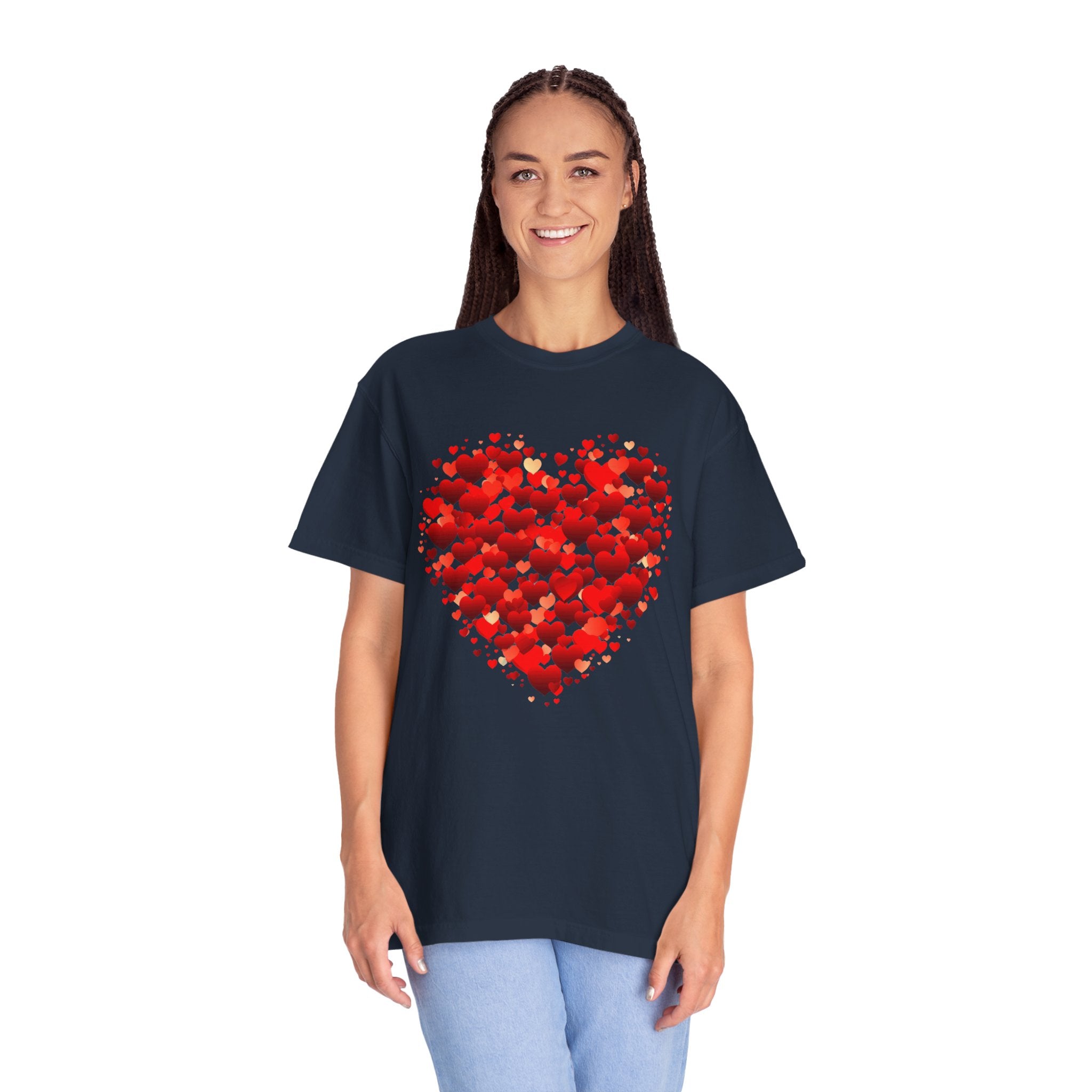 Double Heart Shirt, Valentines Gift Shirt, Love Shirt, Valentines Day Heart Tee, Teacher Gift Shirt, Valentine Heart Tee, Women Girl Heart