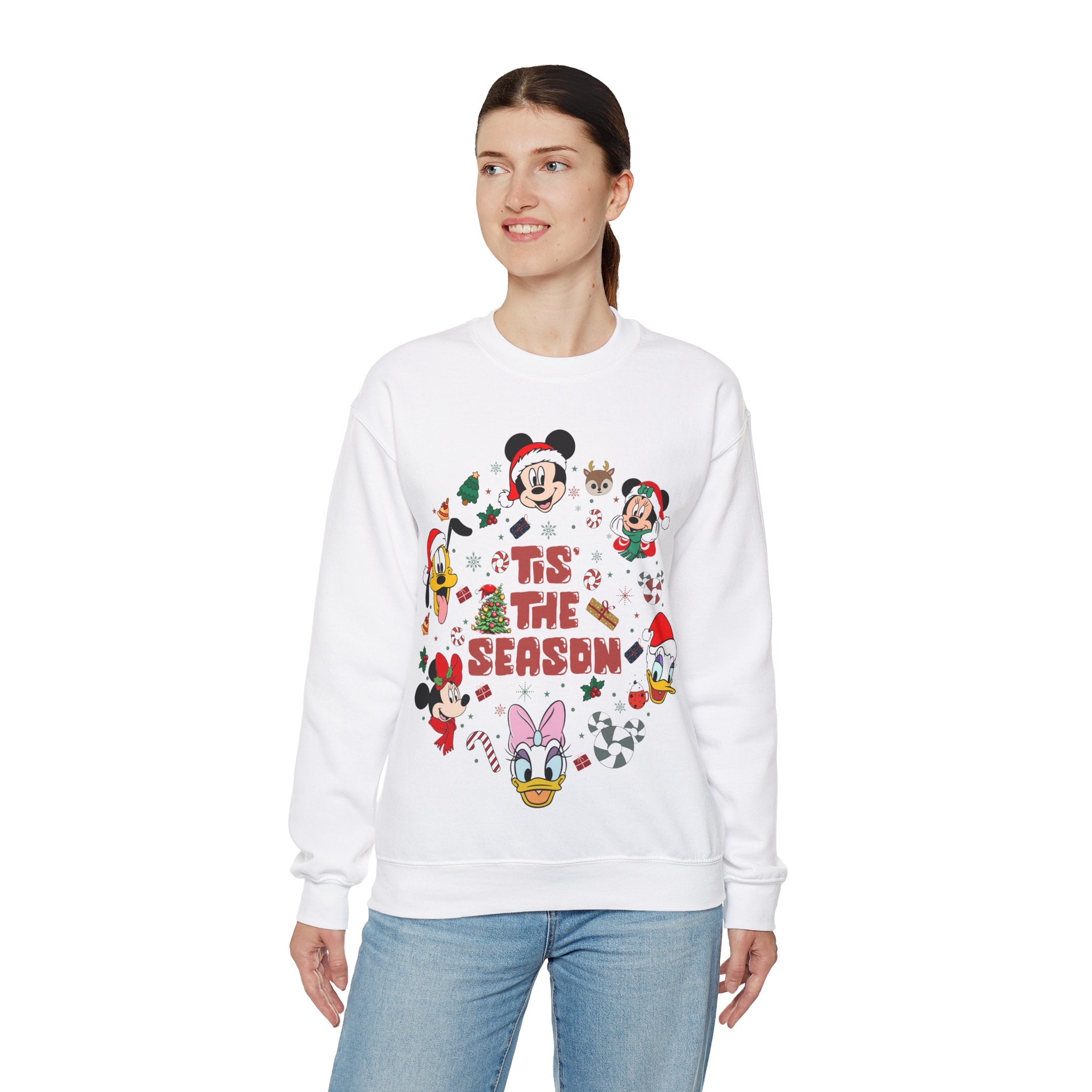 Mickey Tis The Season Sweatshirt, Disney Christmas Tis the Season Sweatshirt, Mickey and Friends Shirt, Disney Christmas Sweater, Tis The Season Shirt