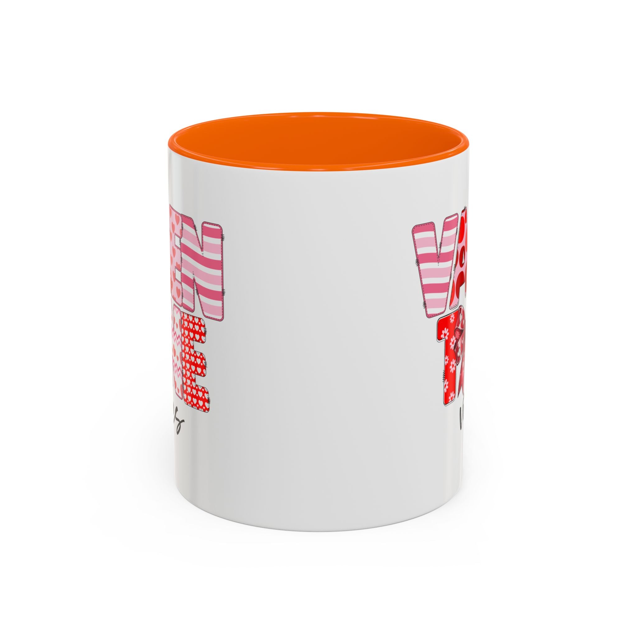 Valentine Vibes Coffee Mug, Coquette Valentine Vibes Mug, Brushstroke Valentine Coffee Cup, Gift For Her