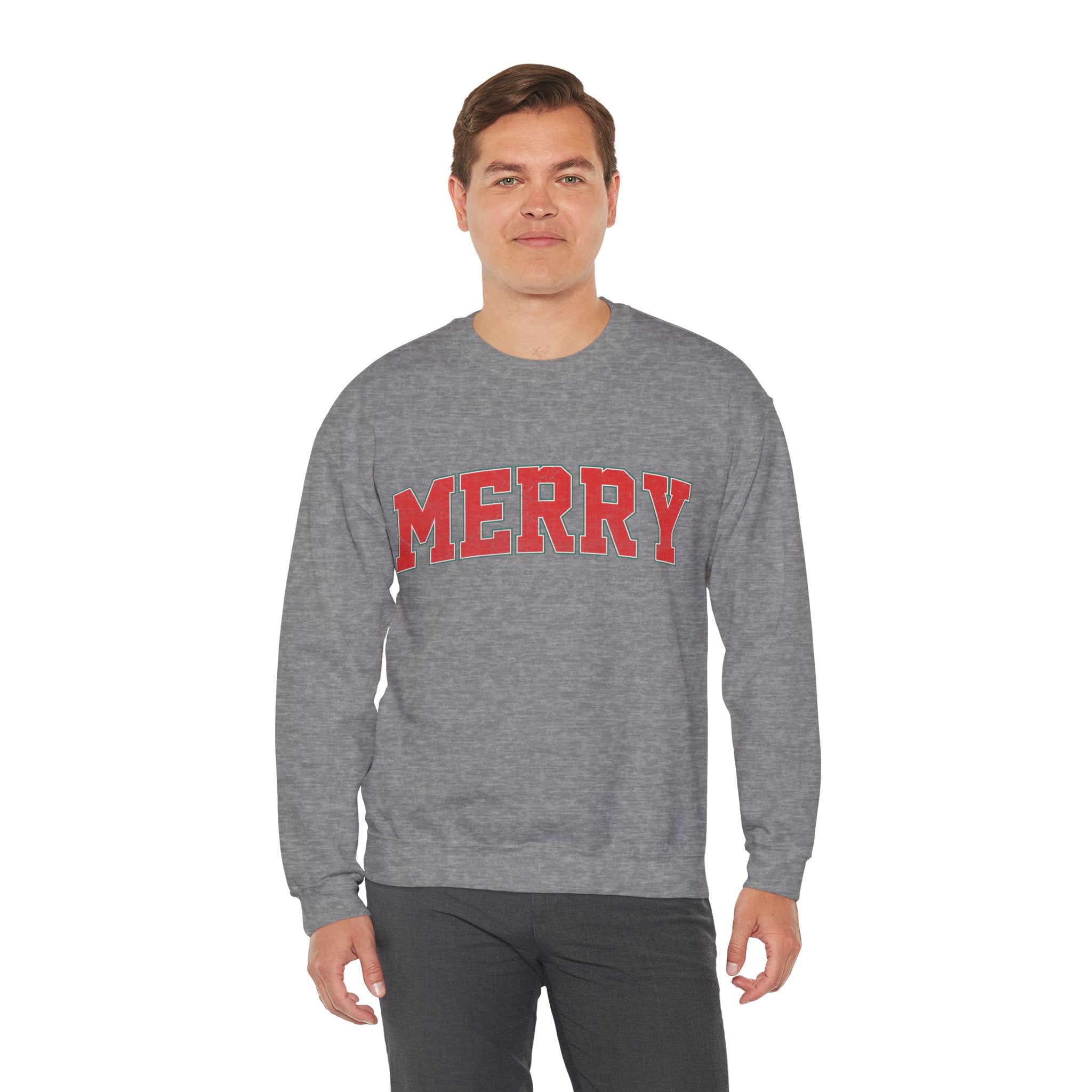 Merry Christmas Sweatshirt, Christmas Shirts, Cute Winter Sweater, Christmas Shirt for Women, Christmas Crewneck Sweatshirt, Holiday Sweater
