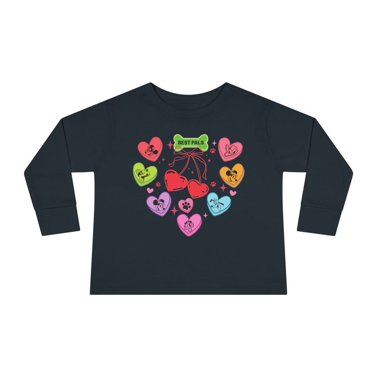 Disney Mickey And Friends Toddler Long Sleeve, Disney Valentines Kids Shirt, Cute Disney Shirt, Mickey And Co Toddler Shirt, Disney Live Shirt