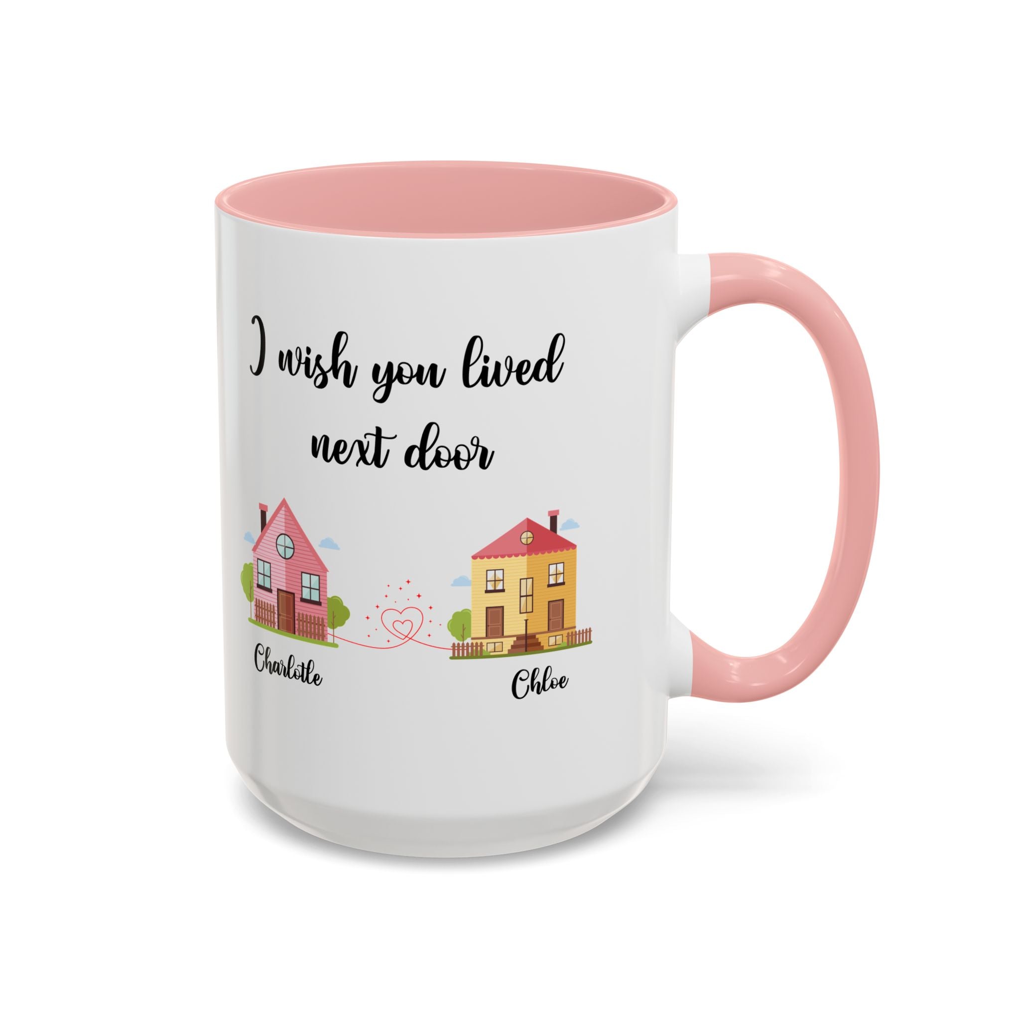 I Wish You Lived Next Door Mug, Bestie Coffee Mug, Long Distance Mug, Moving Away Mug, Best Friend Christmas, Bestie Birthday Gift, Bff Mug