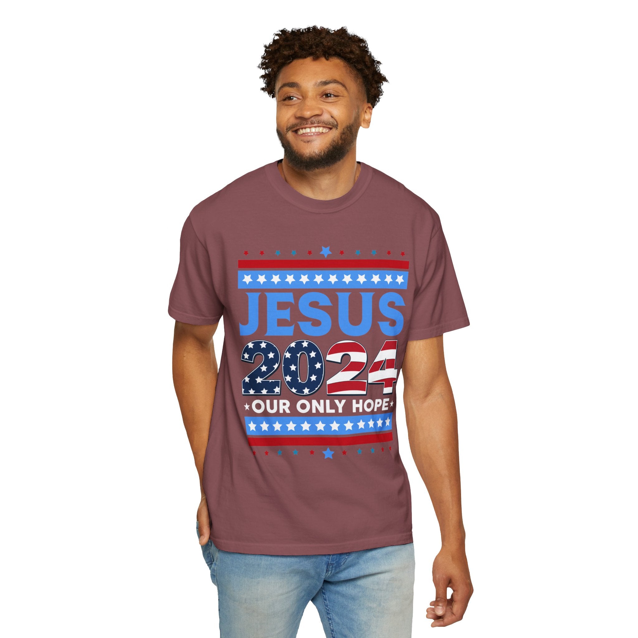 Jesus 2024 Our Only Hope Shirt, Jesus 2024 Sweatshirt, Make America Pray Again, Political T-shirts, Unisex Jesus Lover Shirt, Trendy Christian Shirt