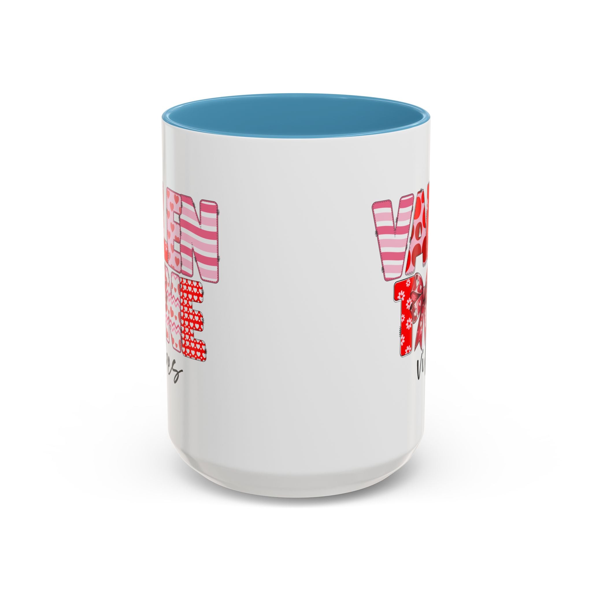 Valentine Vibes Coffee Mug, Coquette Valentine Vibes Mug, Brushstroke Valentine Coffee Cup, Gift For Her