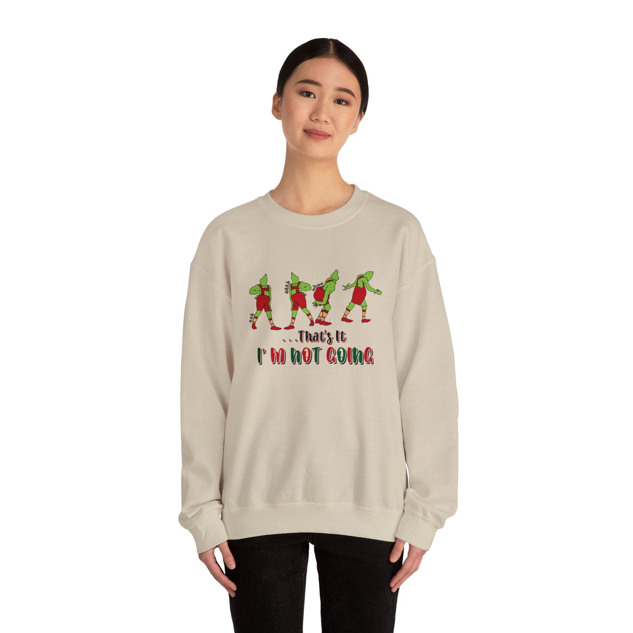 That's It I'm Not Going Sweatshirt, Funny Christmas Sweater, Cute Christmas Sweatshirts, Merry Christmas, Xmas Shirt, Christmas Gift For Her