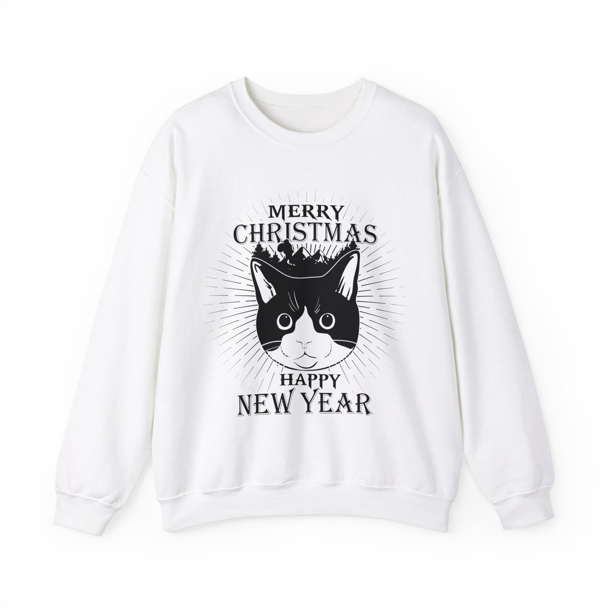 Meowy Christmas Sweatshirt, Cat Christmas Shirt, Cat Lover Christmas, Cute Christmas Shirt, Kitten Christmas, Animal Lover, Cat Mom Christmas