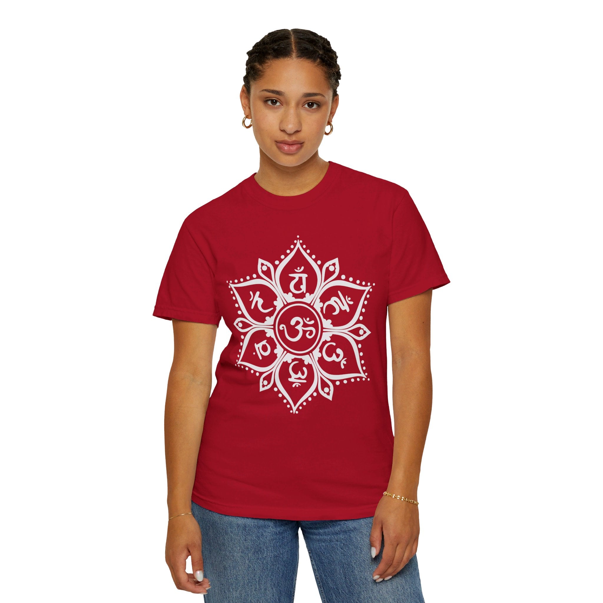 Chakra Symbols T-Shirt, Seven Chakras Shirt, Namaste Shirt, Yoga Tee, Mandala Shirt, Spiritual Shirt, Meditation Shirt, Women Yoga Shirt