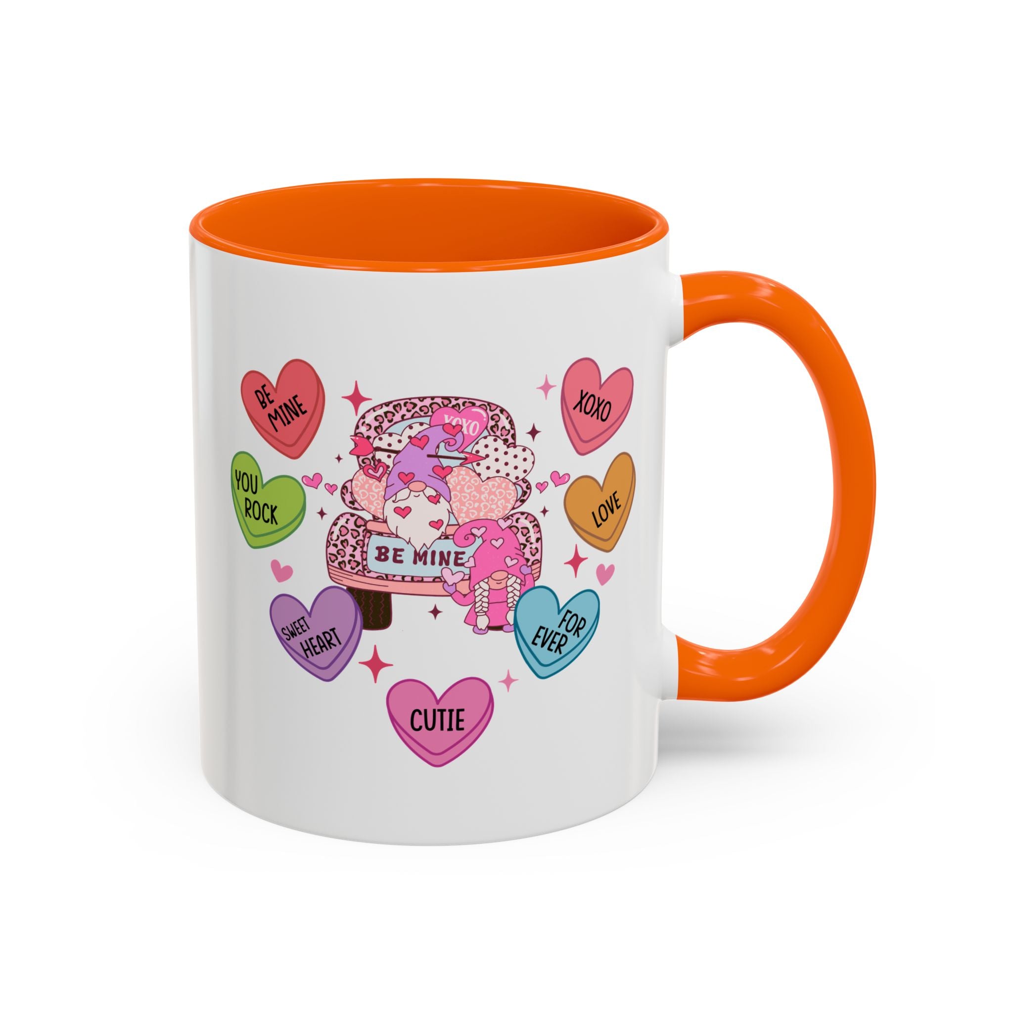 Candy Hearts Coffee Mug, Valentine's Conversation Hearts Mug, Valentines Day Coffee Mug, 15 oz 11 oz Mug, Pink Hearts Coffee Mug, Valentines Kitchen, Gift for Her