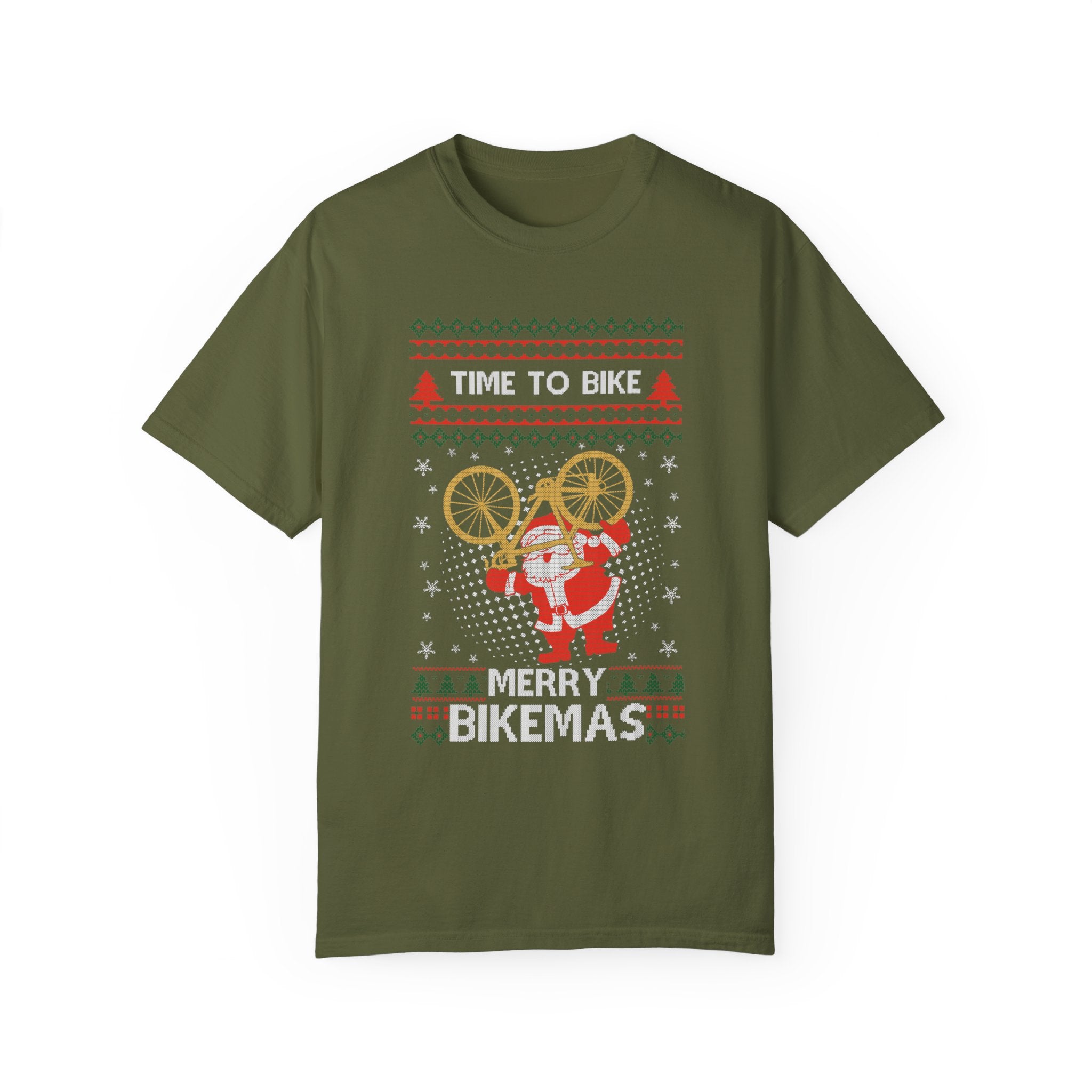 Funny Ugly Time To Bike Tshirt, Merry Bikemas Shirt