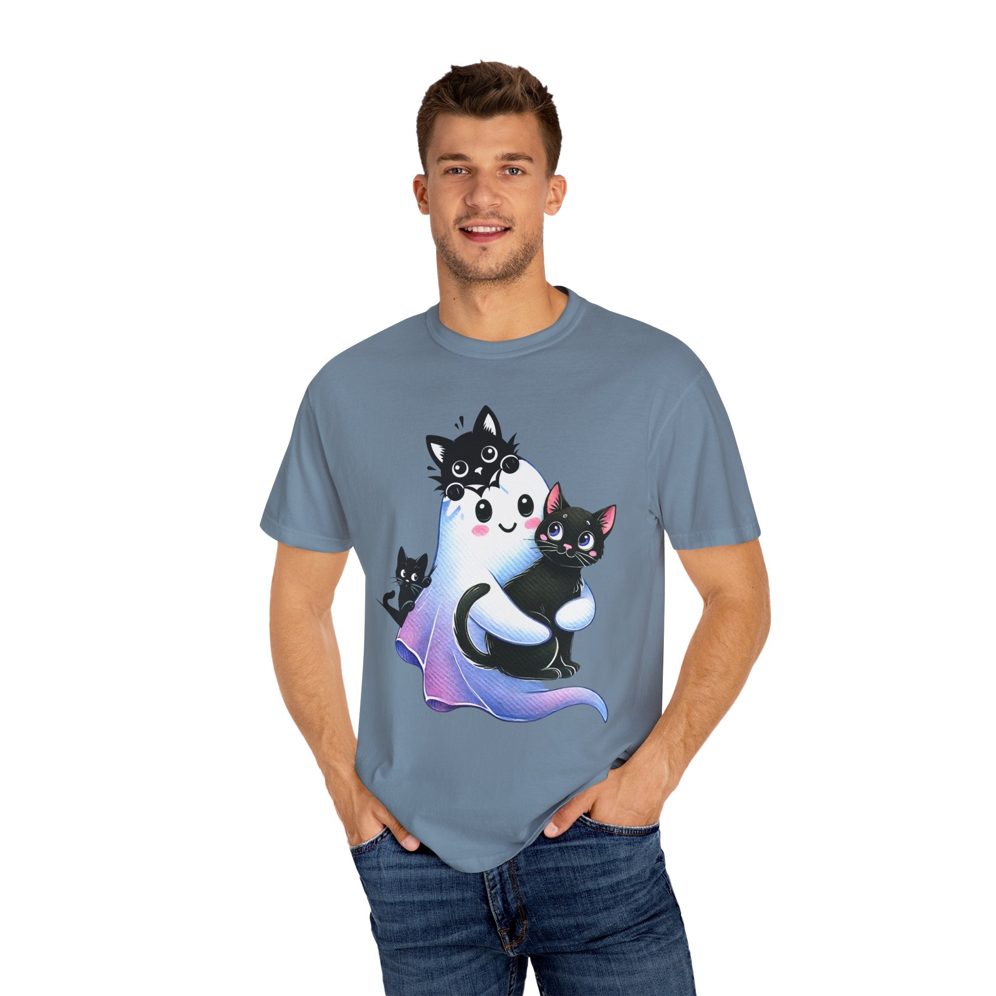 Cat Halloween Shirt, Halloween Cat Shirt, Cat Lover Gift, Spooky Season, Cat Lover Shirt, Fall Cat Shirt, Black Cat Shirt