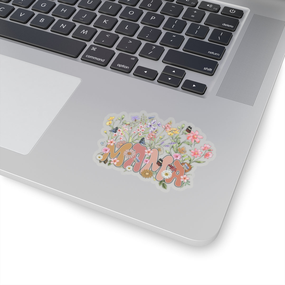 Wildflowers Mama Kiss-Cut Stickers, Mama Gift, Mama Sticker,, Retro vibe, Gift For Mom