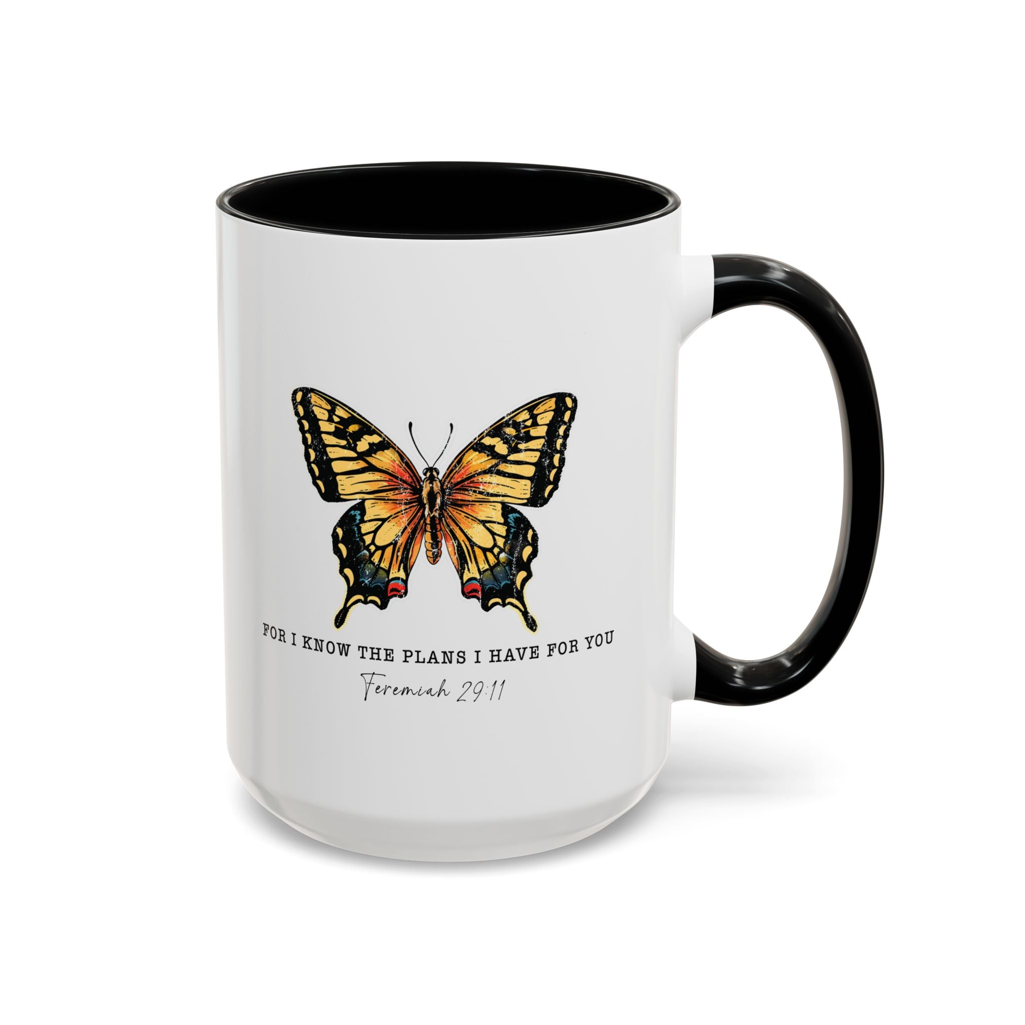Religious Coffee Mug, Jesus Mug, For I Know The Plans I Have For You, Christian Cup, Faith Mug, Bible Verse