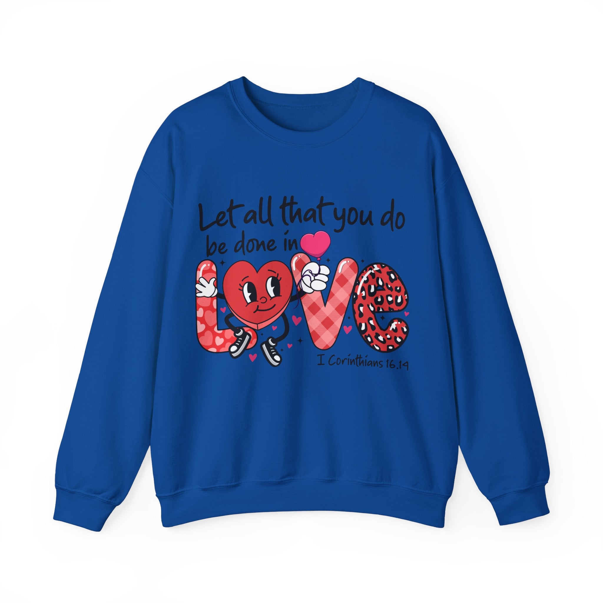 Let all that you do be done in Love T-Shirt, Valentines Day Shirt for Women, Cute Valentine Day Shirt, Valentine's Day Gift