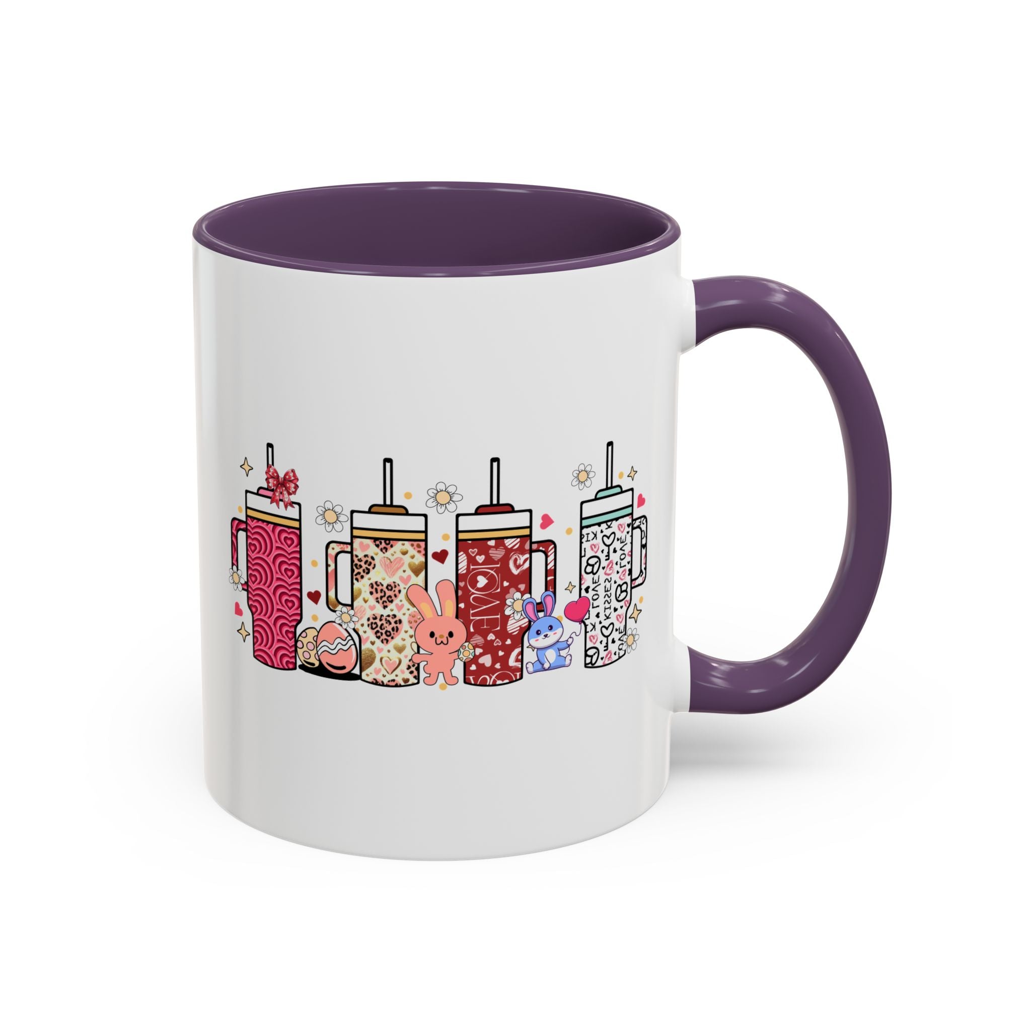 Retro Obsessive Cup Disorder Valentine's Day Coffee Mug, Valentines Candy Heart Mug, Retro Valentines Coffee Cup, Valentines Day Gift