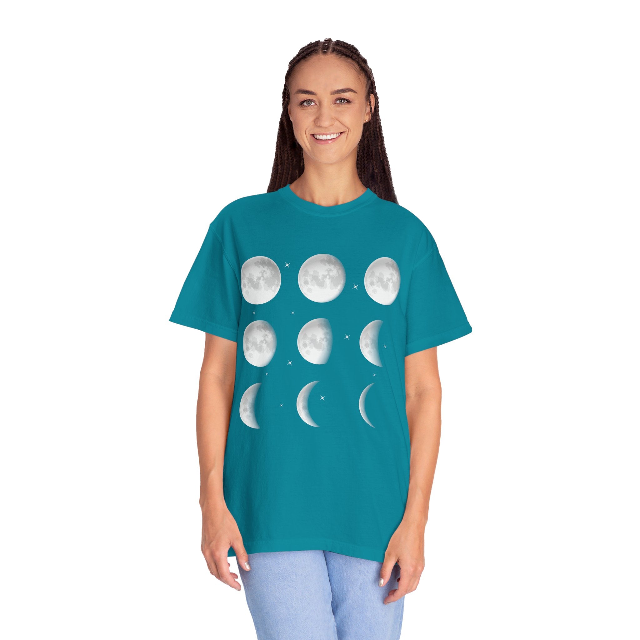 Moon Phase Shirt, Celestial Shirt, Astrology Shirt, Spiritual Shirt, Aesthetic Shirt, Moon Shirt, Mystical Shirt, Astronomy Shirt, Retro Tee